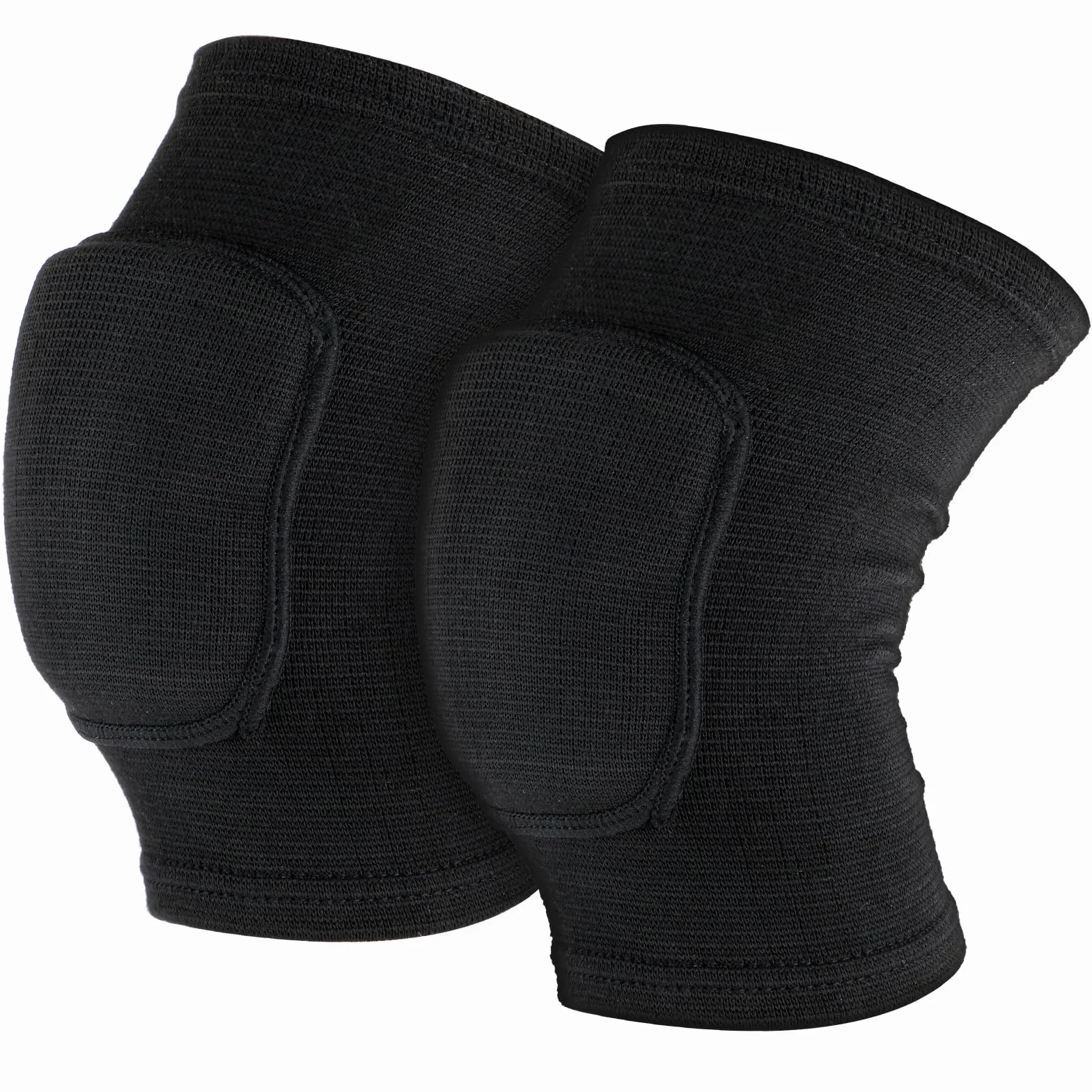 Sibba Genouillère Élastique Respirante Rembourrée Antidérapante Pour Enfants Volleyball Danse Course Patinage Basketball Football