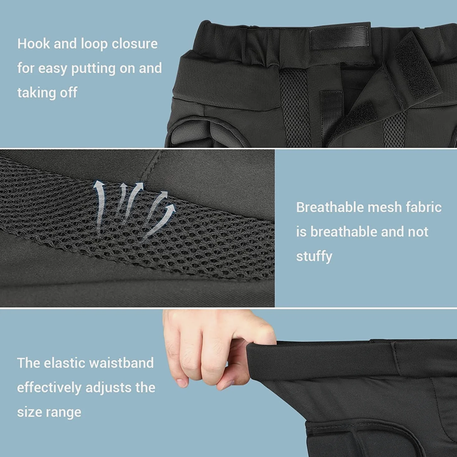 Short De Compression Rembourré De Protection for Snowboard, Skate, Ski, Football, Basket-Ball - Rembourrage Hanche, Fesses Et Coccyx