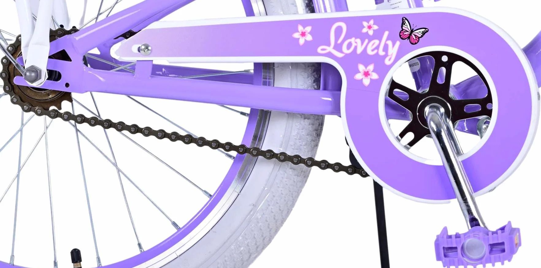 Vélo pour Fille 20 Pouces avec Panier et Porte-Bagages 6-8 Ans