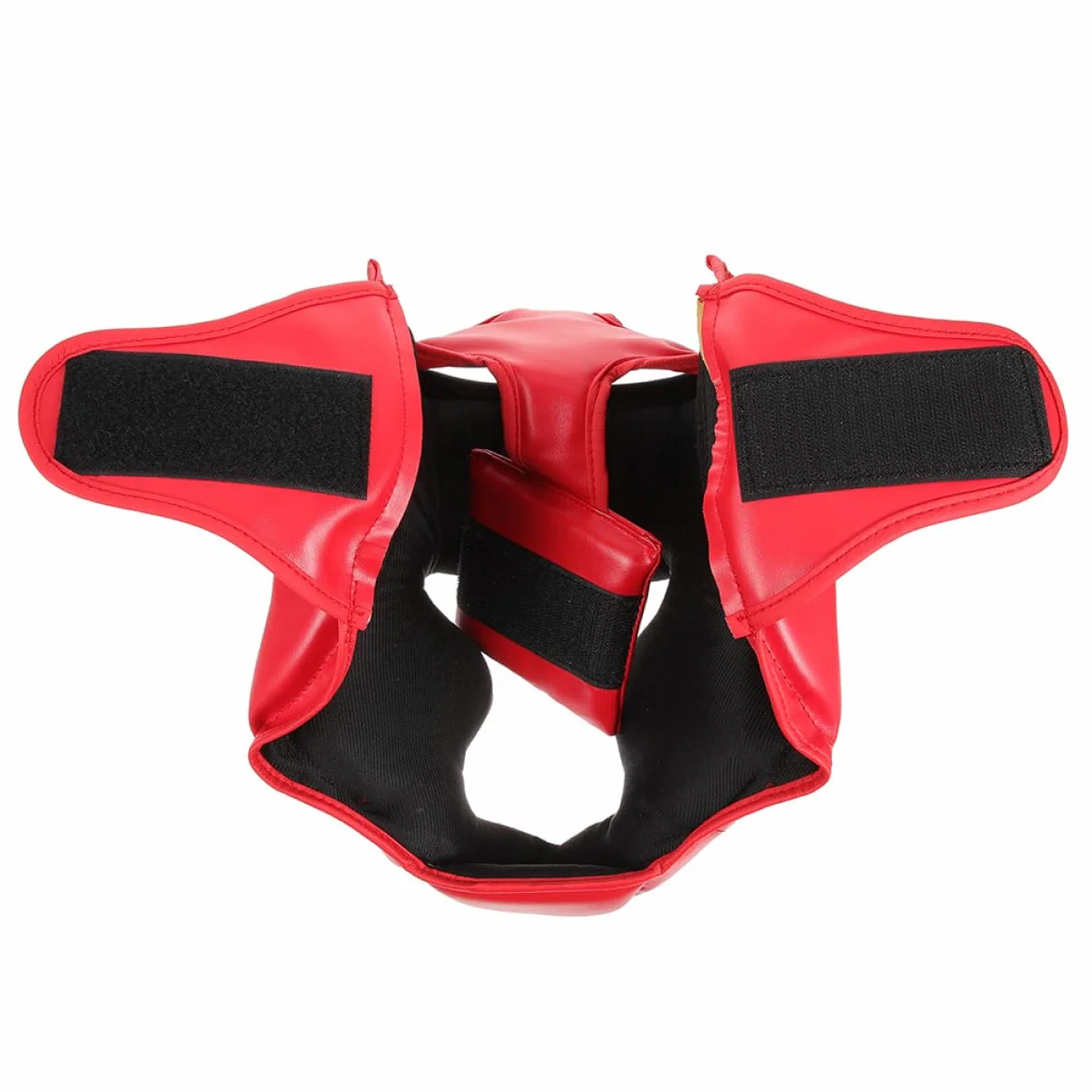 CLISPEED Casque de Protection Boxe Arts Martiaux Ajustable Mousse Entraînement Combat Résistance Aux Chocs