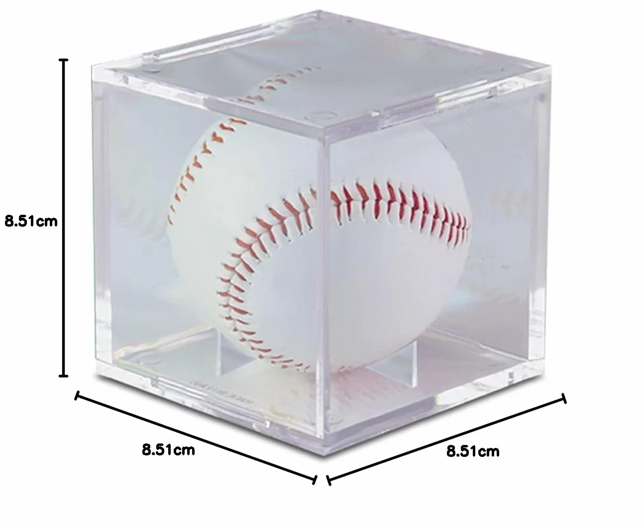 Ultra Pro Support UV carré Transparent Baseball