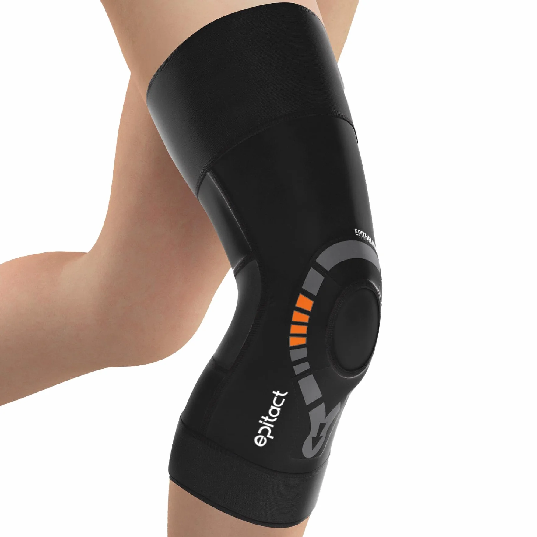 Epitact Genouillère Sport PHYSIOstrap® Syndrome Rotulien Tendinite Arthrose Fine Légère M