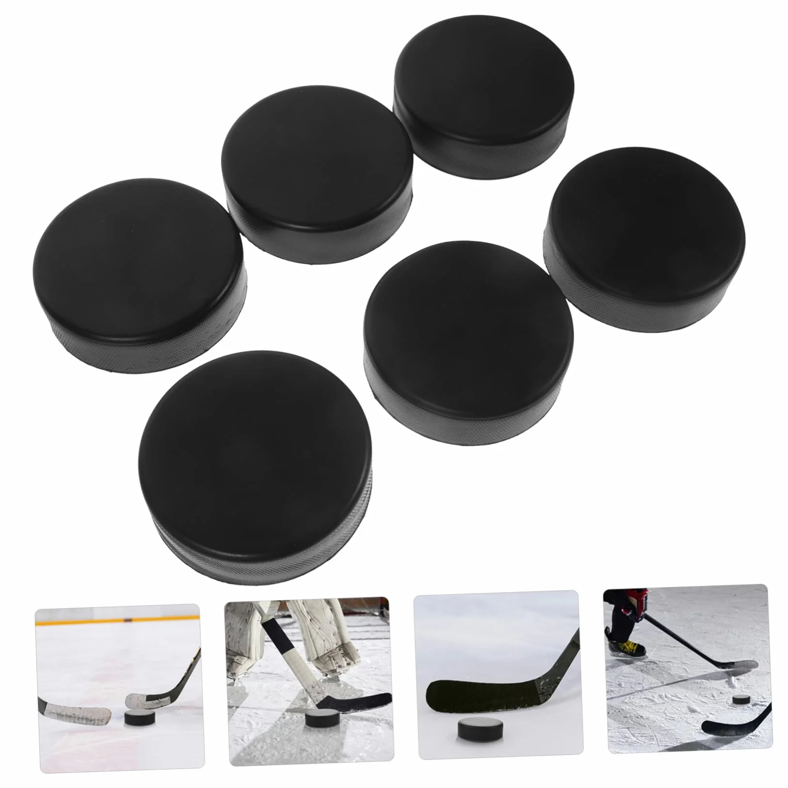 BESPORTBLE 6 Pièces Palet Rondelle De Hockey en Mousse Accessoire De Sport