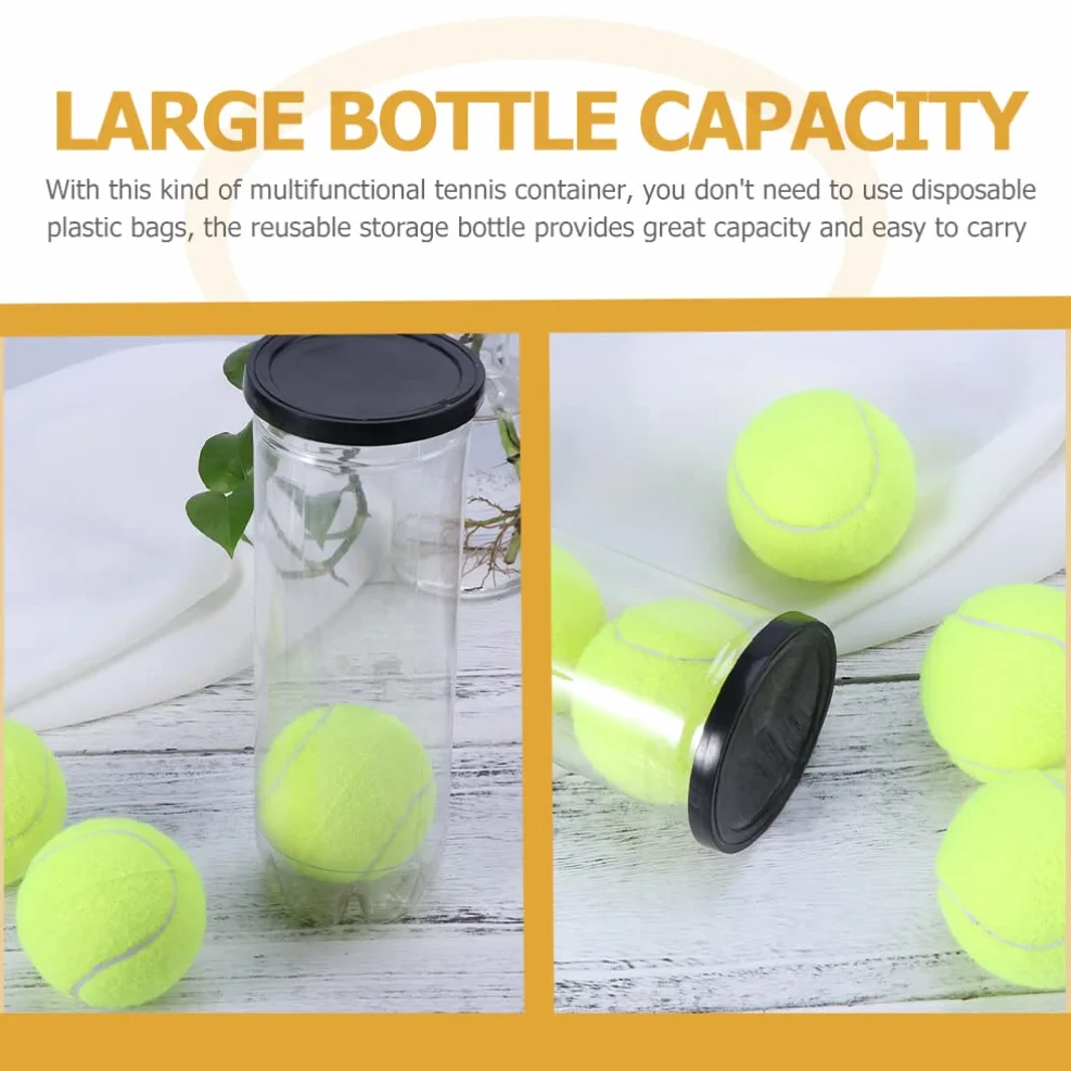 BESPORTBLE Bouteille De Rangement Réutilisable pour Tennis Rangement Portable
