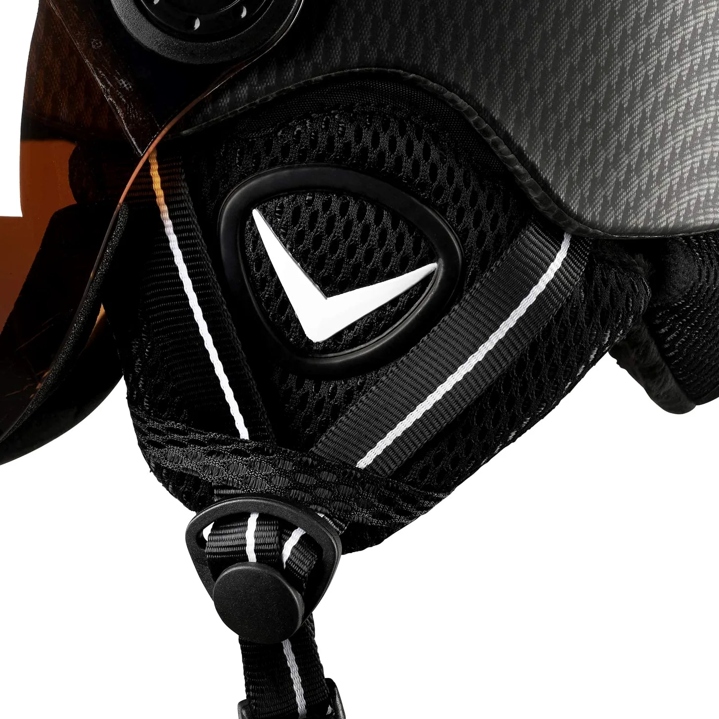BLACK CREVICE Kids Ski Helmet Leogang I Casque de Ski avec visière Style Pilote différentes Couleurs I Casque de Snowboard pour garçons & Filles I Casque de Ski Respirant I Taille réglable
