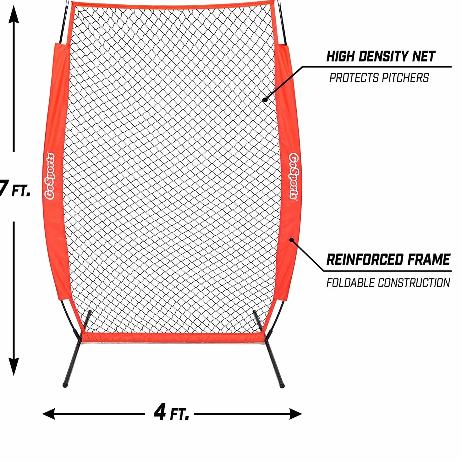 GoSports Filet de protection pour lanceur de baseball et softball