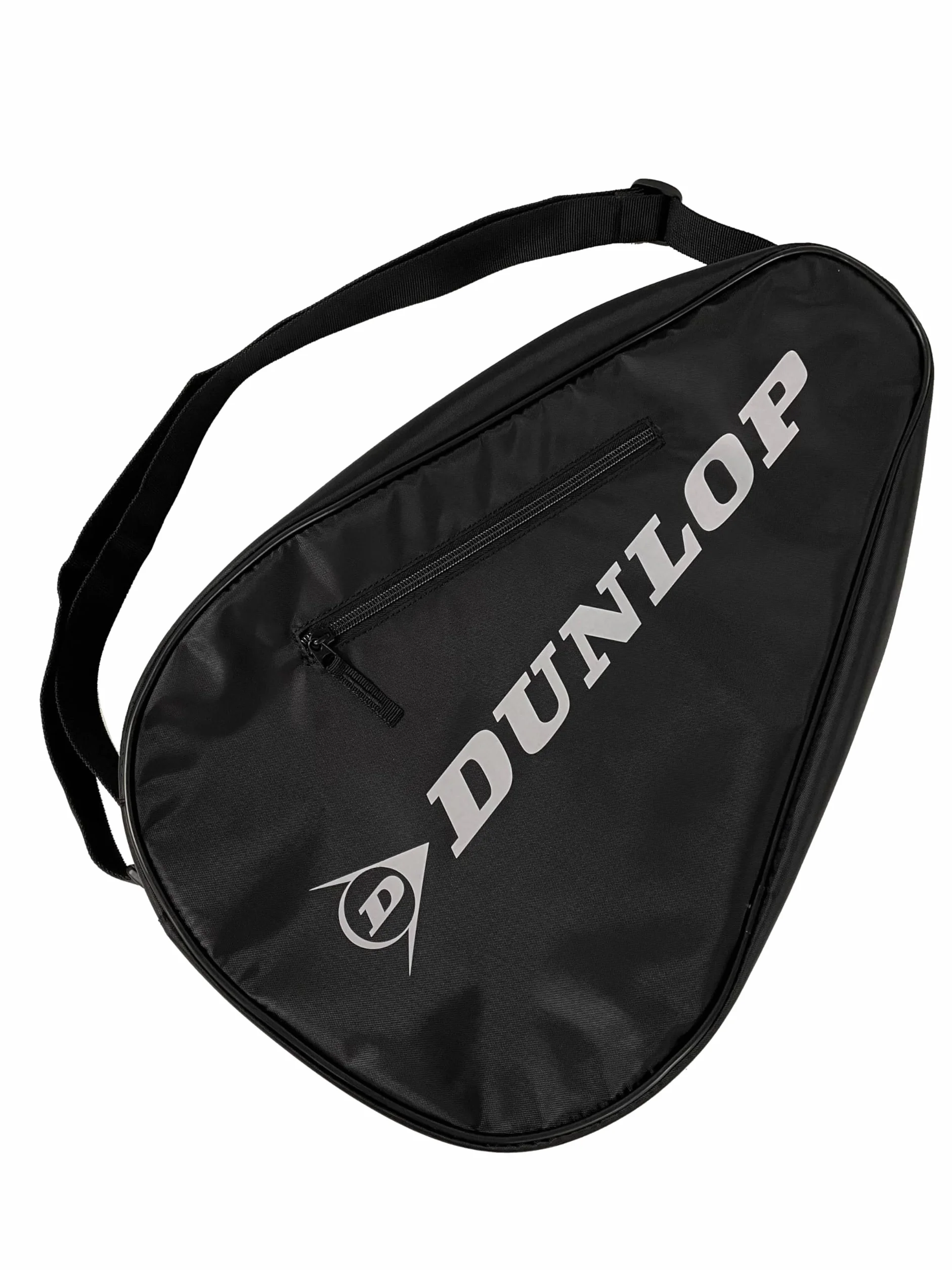 Sac de Padel Dunlop pour 2 Raquettes avec Doublure Thermique, Poche Extérieure, Bandoulière Réglable, Noir