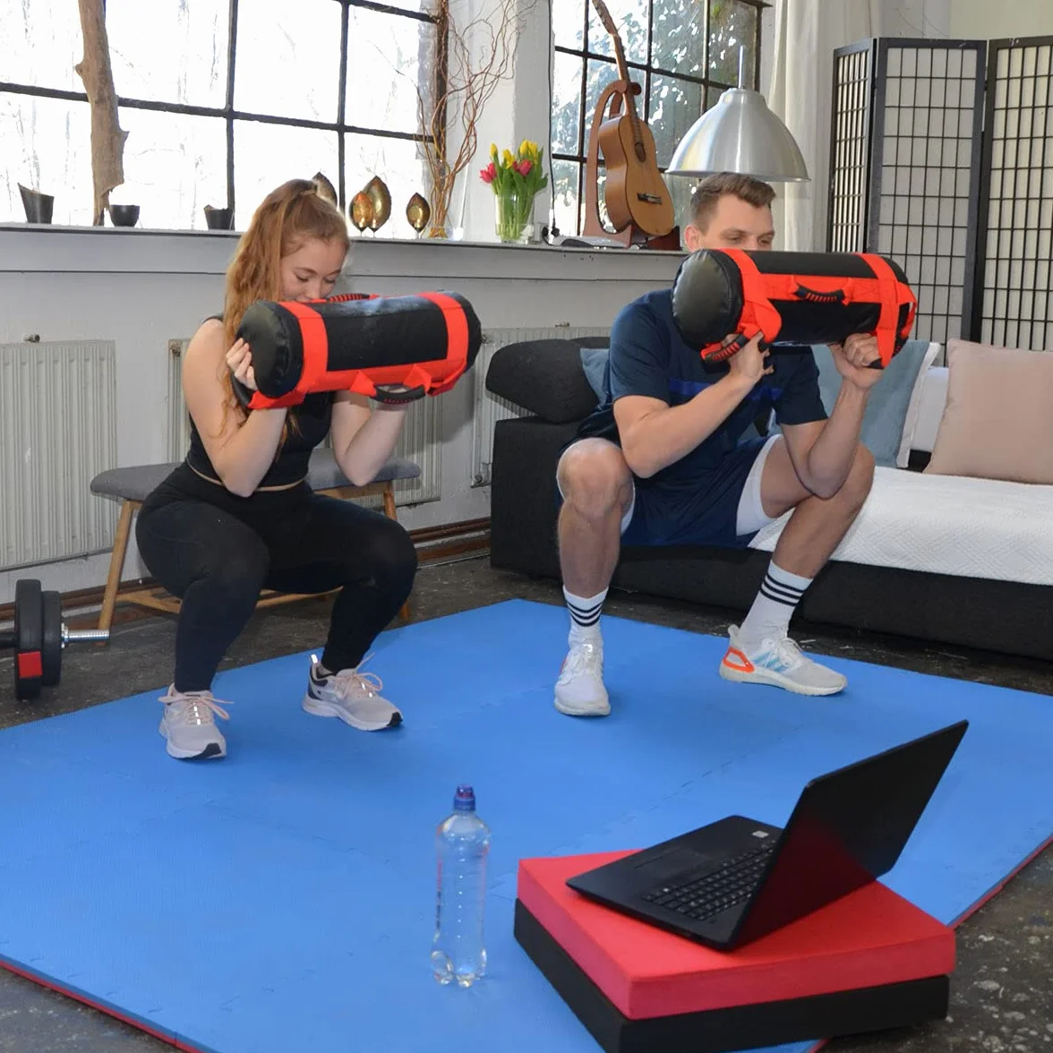 EYEPOWER Power Bag de Musculation 3,75-15kg 18x50cm Sac de Sable
