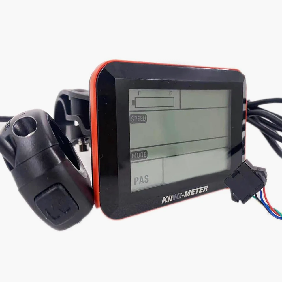 Écran LCD pour Vélo Électrique S5155 King-Meter Compteur de Vitesse 36V 48V Affichage de Vélo Électrique avec 5 Pin SM Prise Ebike Panneau de Contrôle