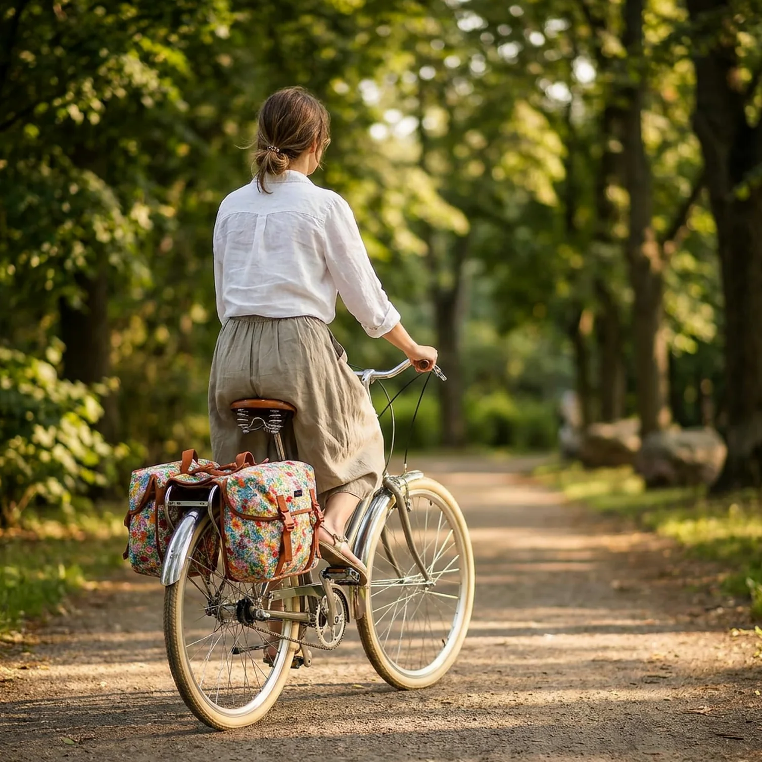 Sacoche Double Porte-Bagages en Nylon pour vélos, 24 l, Sac de Rangement pour siège de vélo, pour Les Voyages, Les déplacements, Les achats
