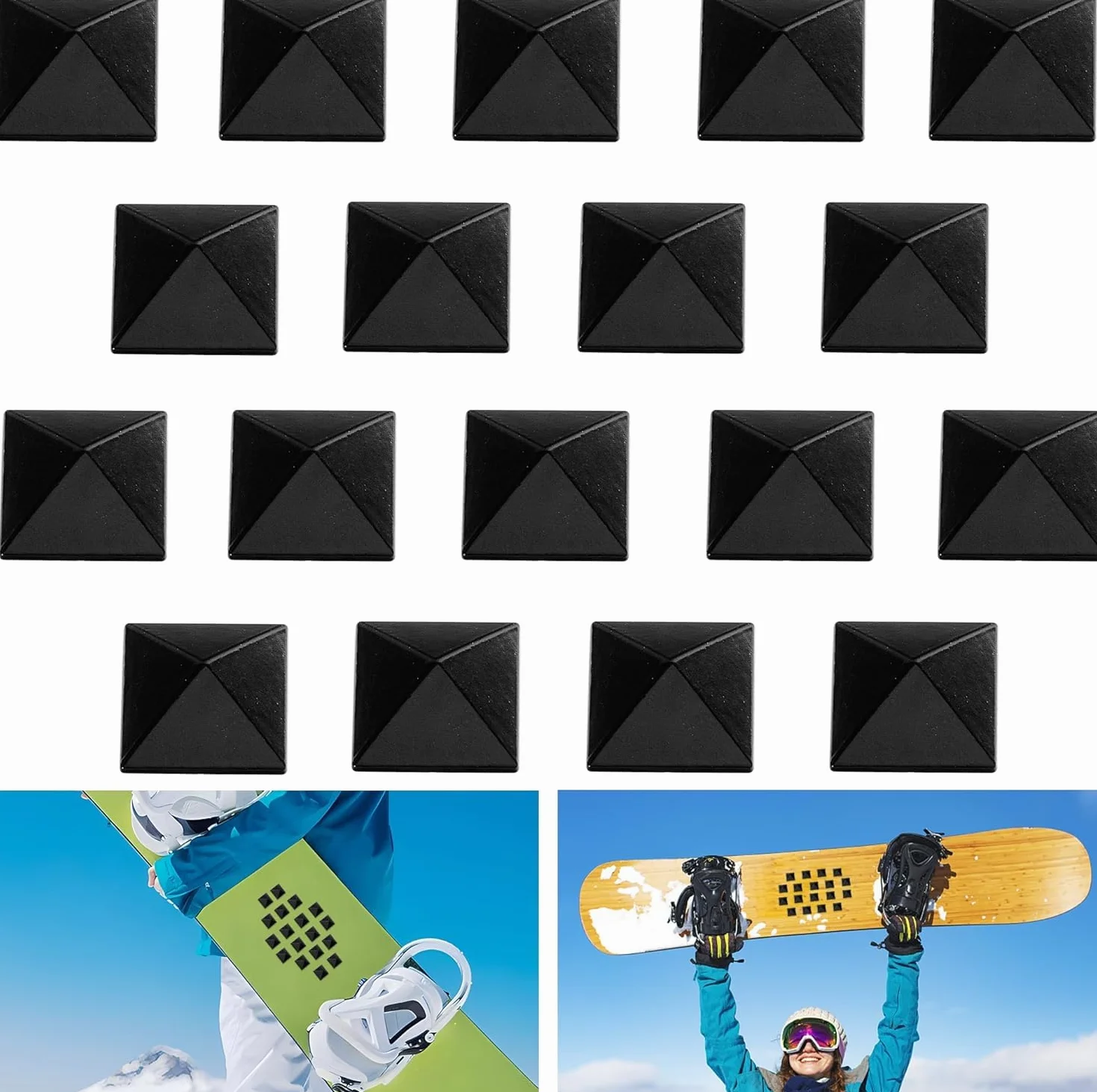 GIONAR Stomp Pad autocollant pour snowboard antidérapant