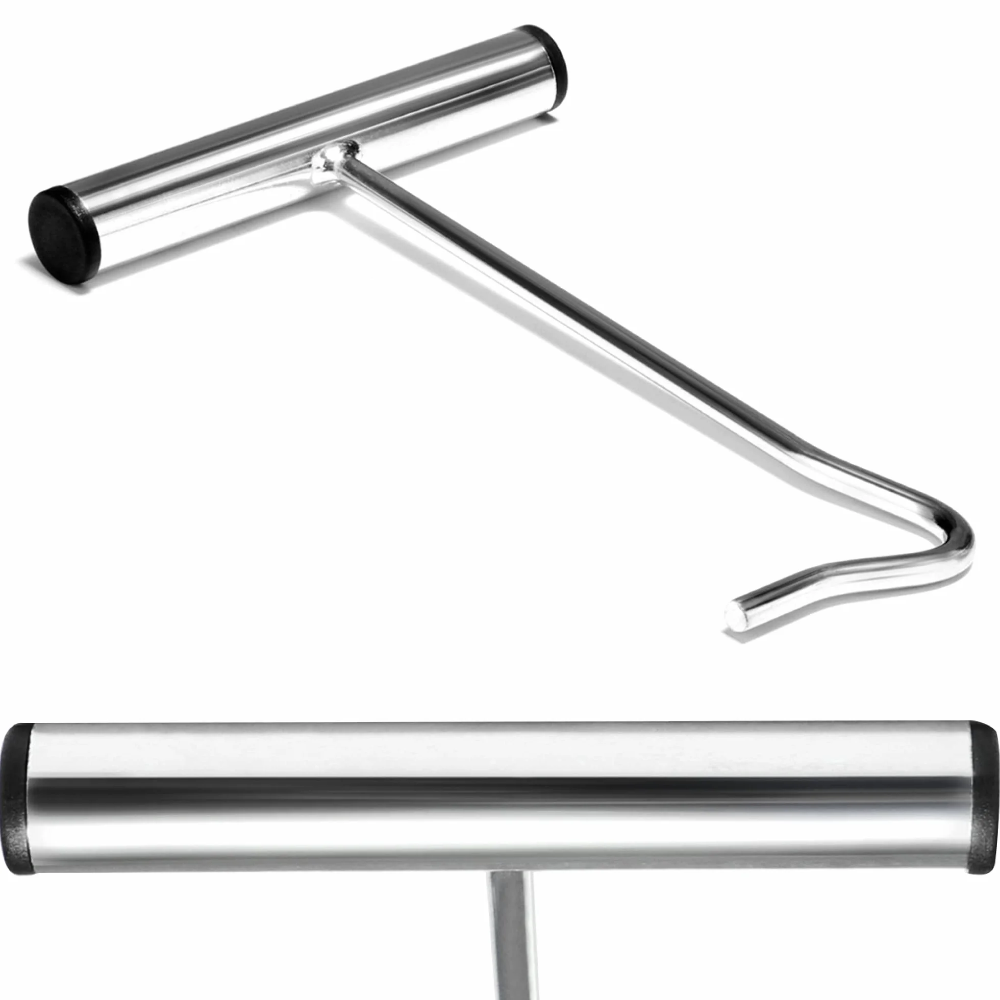 COM-FOUR® extracteur de Cheville en Acier Inoxydable 1 pièce - extracteur de Crochet pour Retrait Facile - Accessoires de Tente