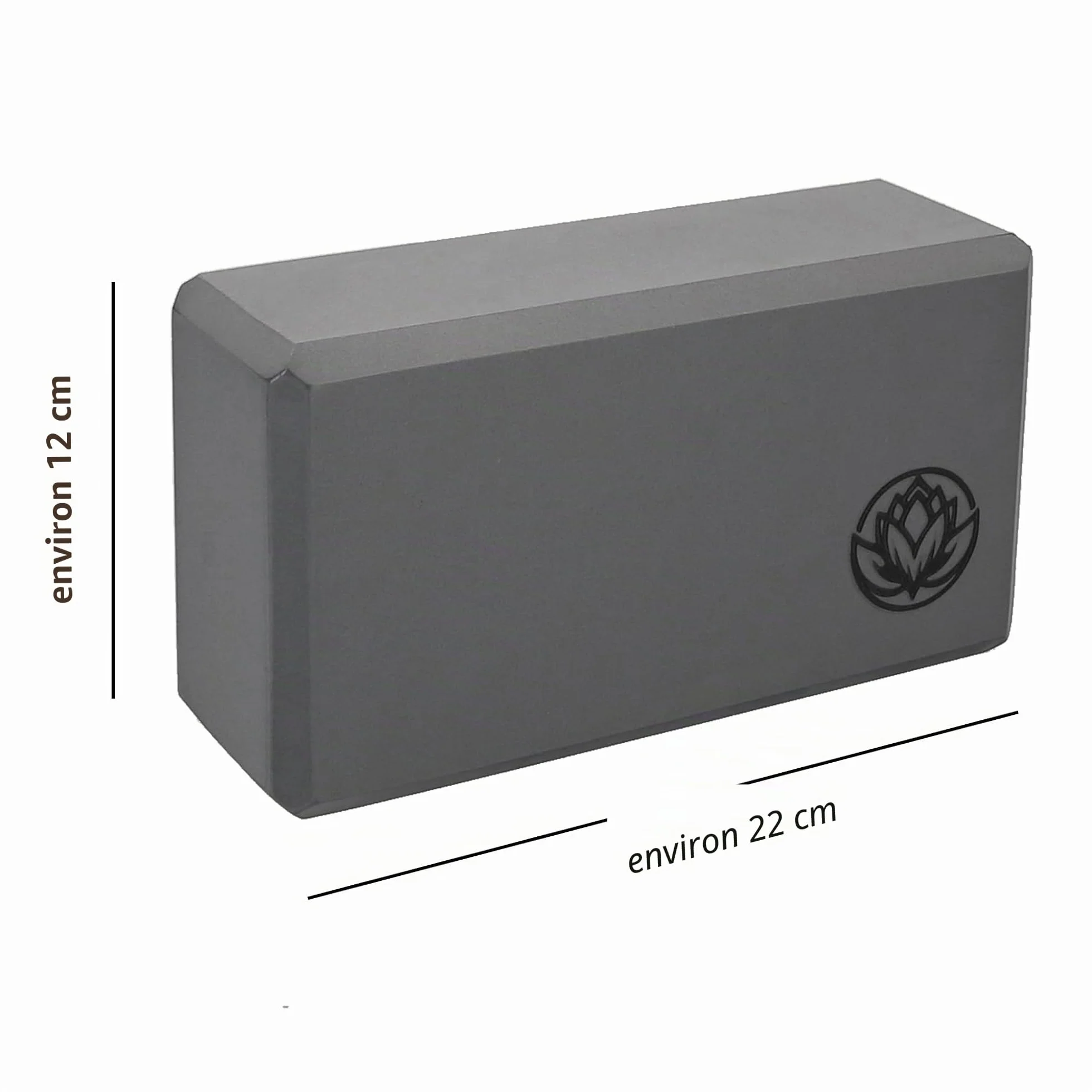 VonBueren Blocs de yoga 22 x 12 x 7,5 cm Lot de 2