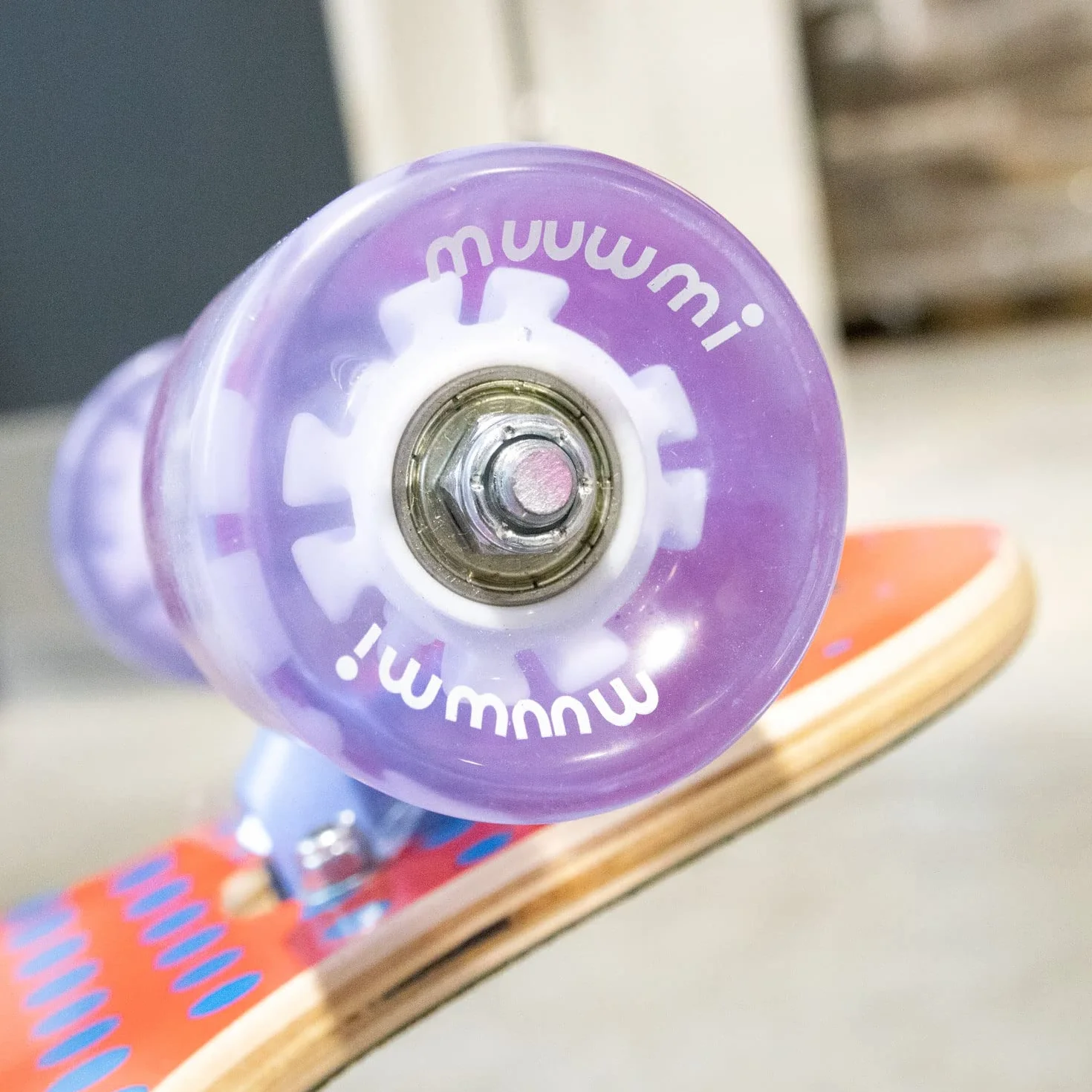 Muuwmi ABEC 7 Longboard Skateboard for Children and Adults with Lighting Wheels