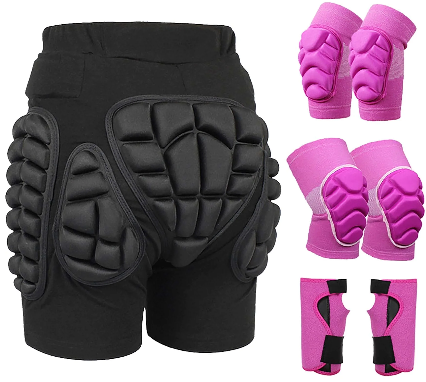 Short De Protection Rembourré Protège-Hanche Respirant Pour Patinage Snowboard Skating Ski Roller Équipement De Protection Des Fesses Pour Les Hanches (Color : B2, Size : S)