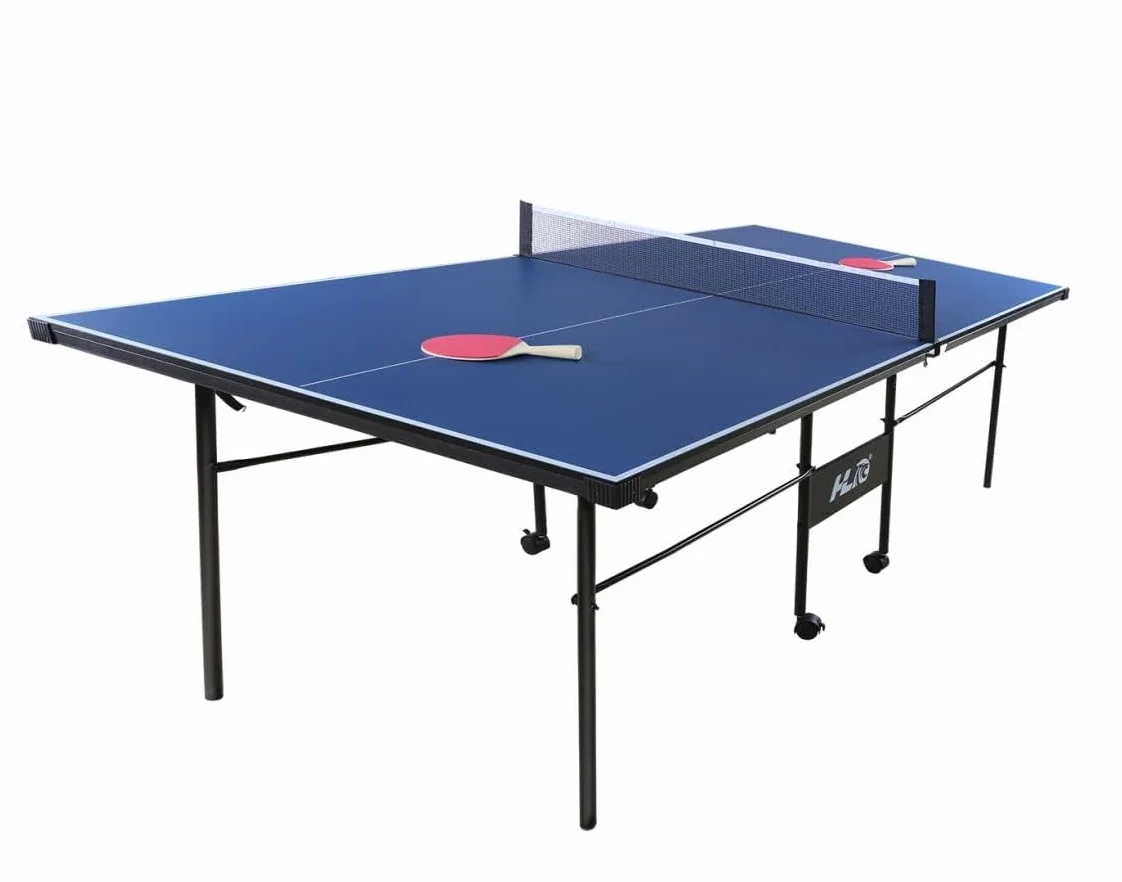 Table de Tennis de Table 7FT Pliante MDF 12mm 206x114.5x76 cm avec Filet