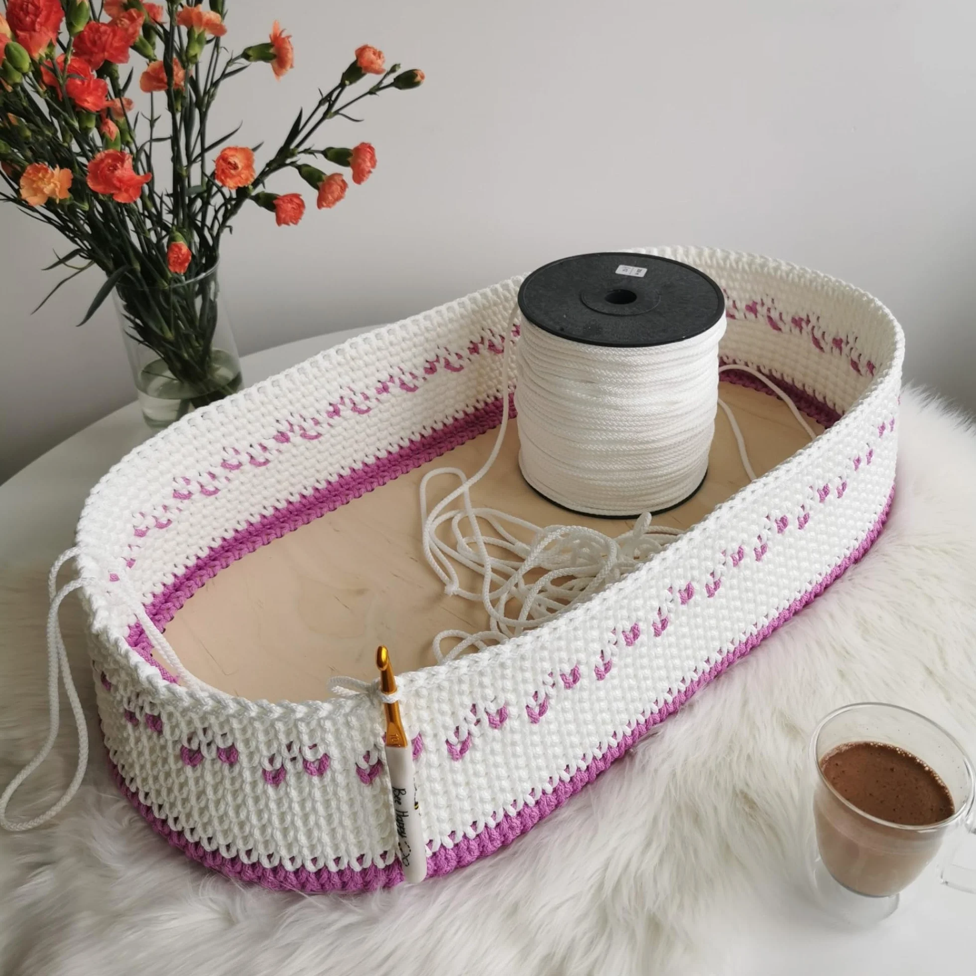 Plaque de fond en bois avec trous de 12 mm pour crochet DIY paniers, 85 x 40 cm