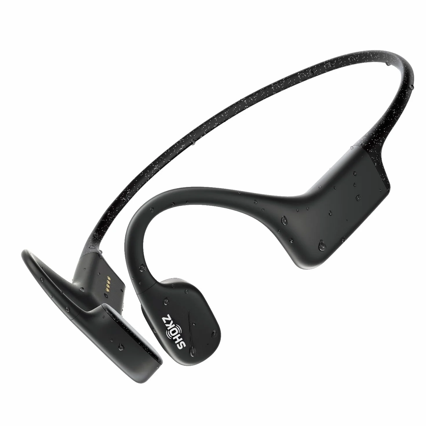 SHOKZ OpenSwim Open-Ear Kopfhörer Schwimmen MP3-Player Diamantschwarz