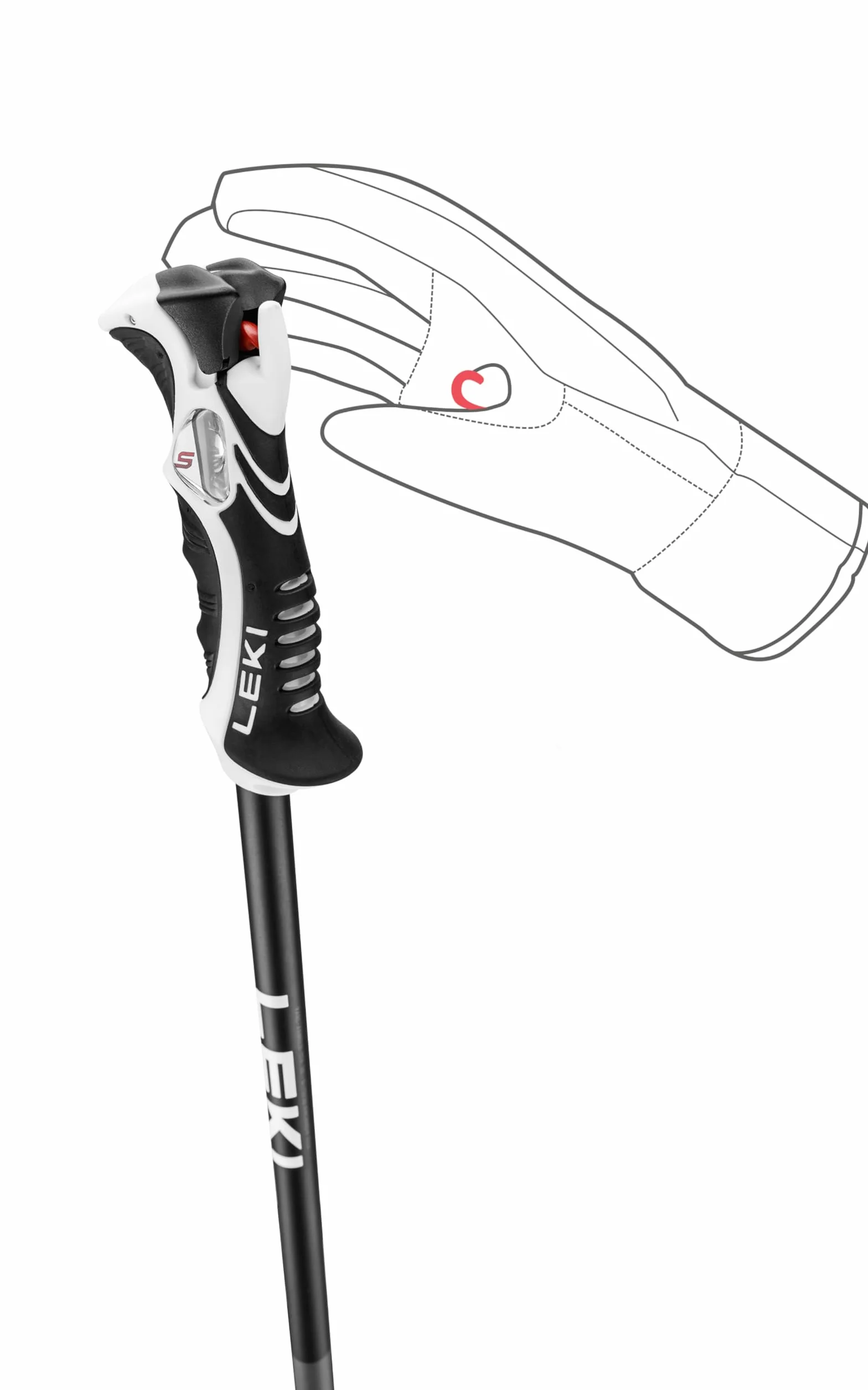 LEKI Bold Lite S bâtons de Ski