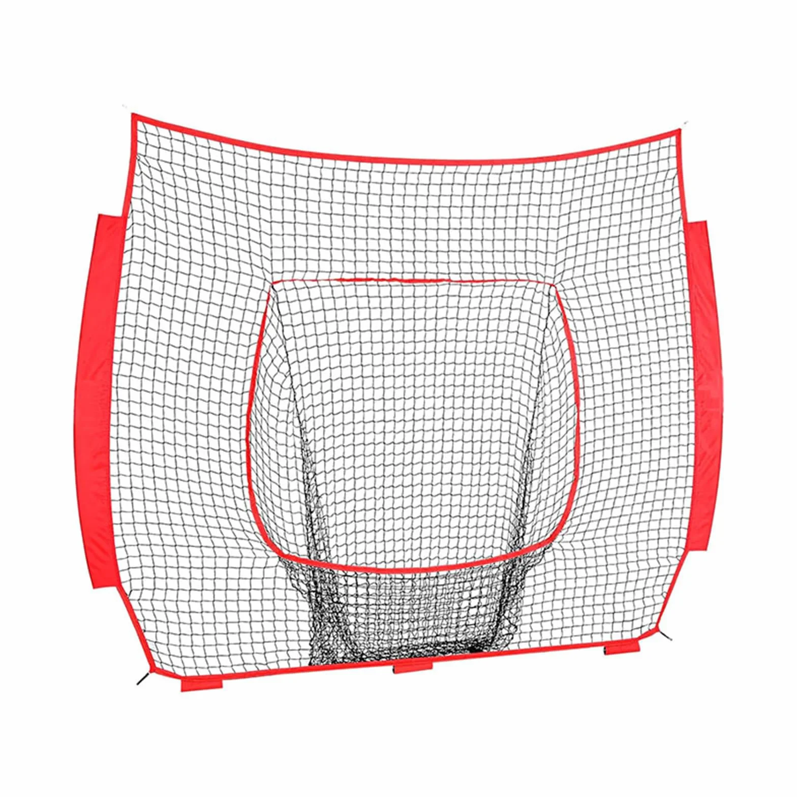 Filet d'entraînement de baseball en nylon 2,1 x 2,1 m - Filet de remplacement intérieur extérieur durable pour lancer frapper