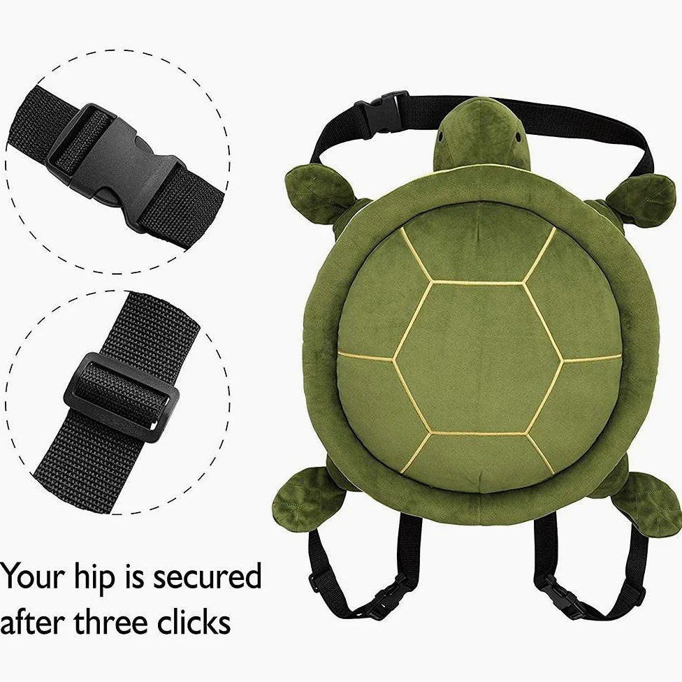 Coussin de Protection rembourré pour Les Hanches - 1pcs Tortue Coussin Protecteur de Ski pour Le Skateboard, Le Snowboard(pour Adultes)