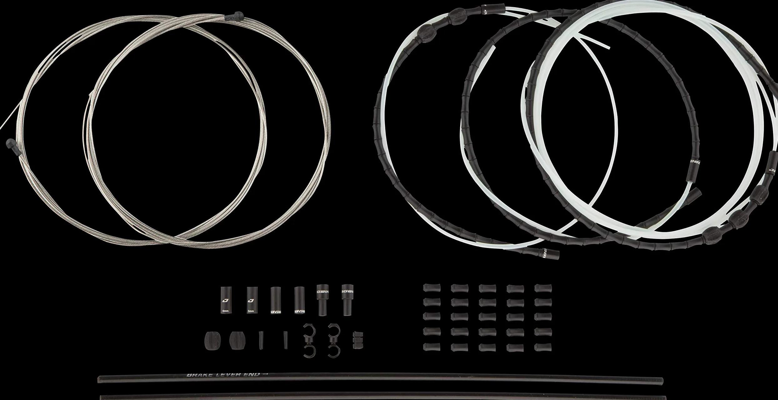 Jagwire Kit Road Elite Link Frein Kit câbles et Gaines Noir