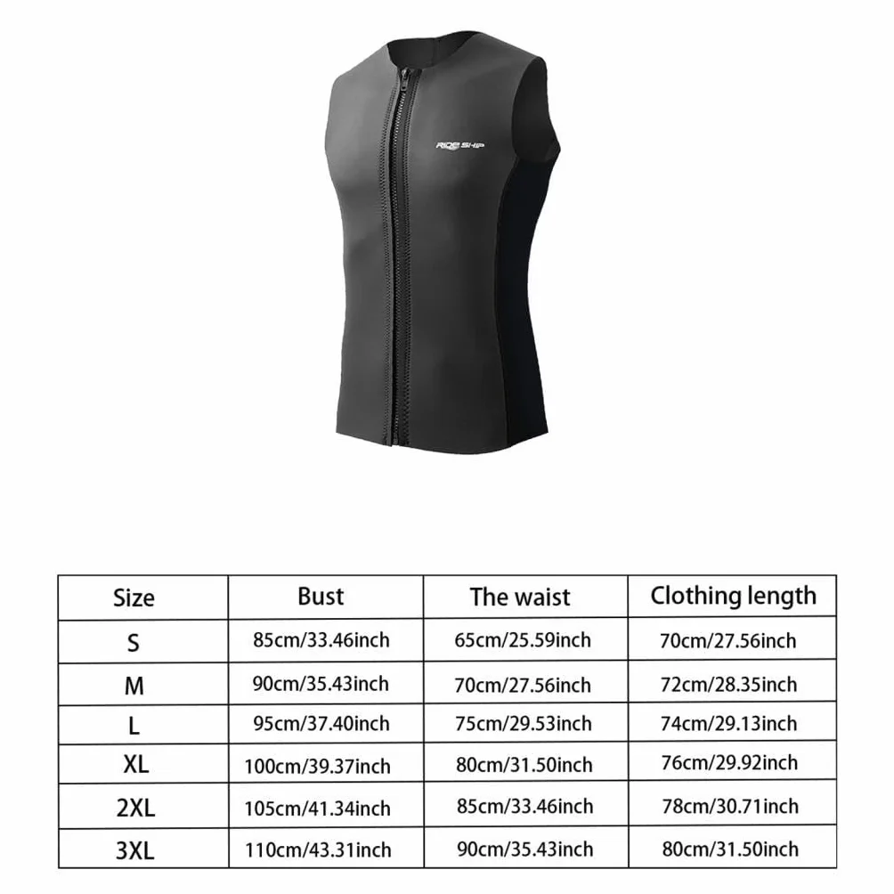F Fityle Gilet de plongée sans Manches en Néoprène avec Tuba, Combinaison Thermique