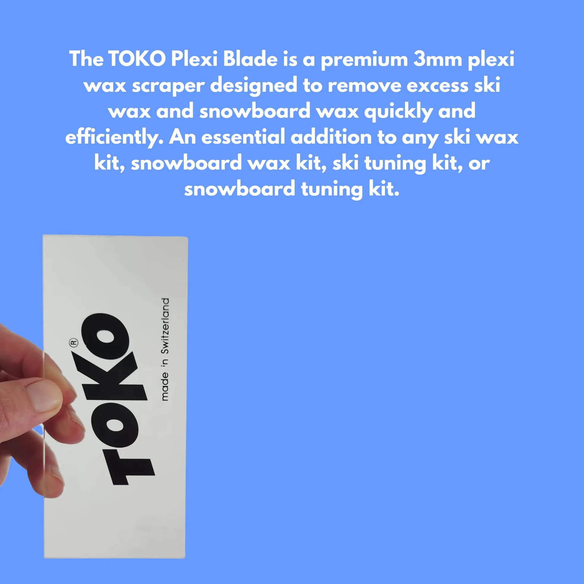 TOKO Plexi Blade 3 mm Blanc