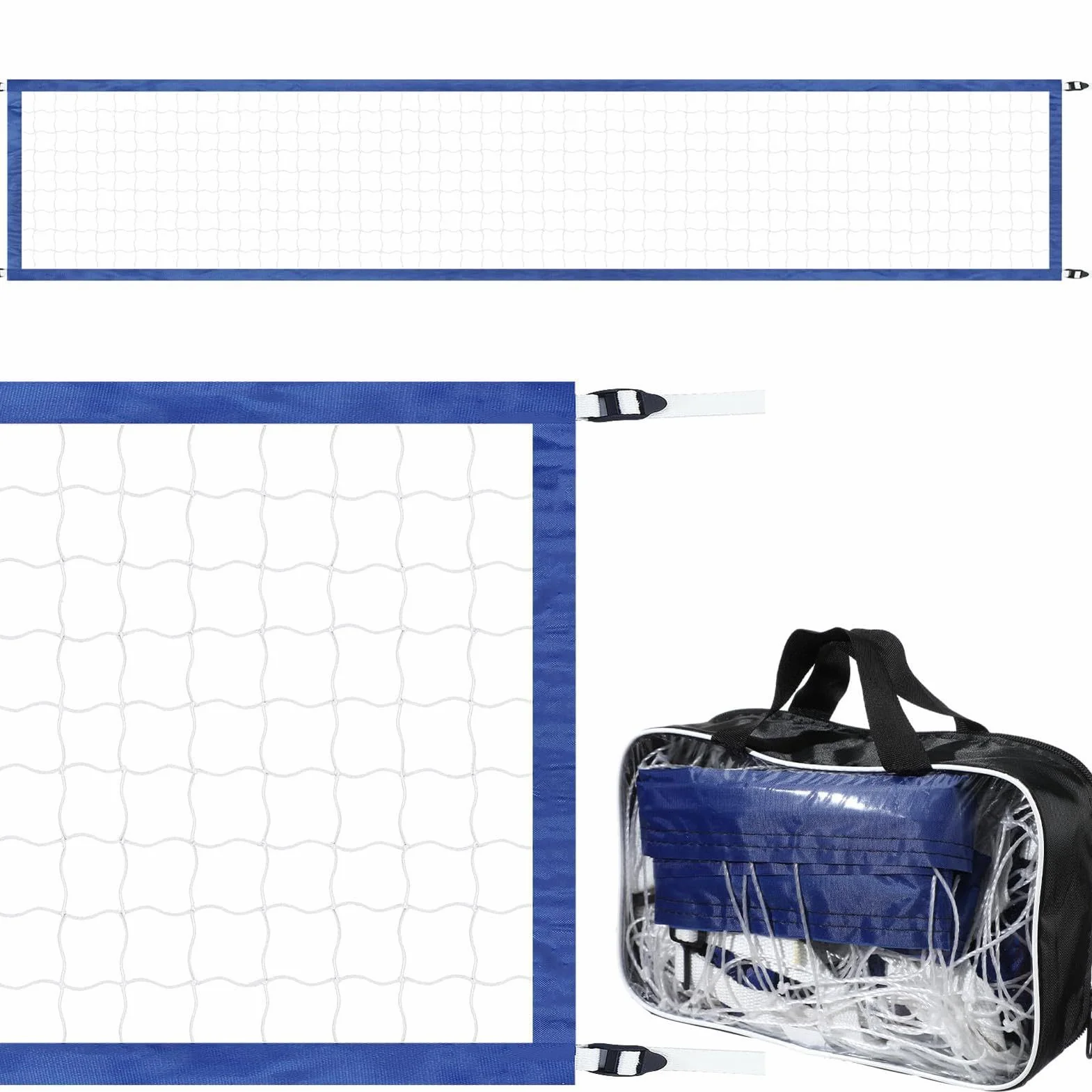 Filet de volley-ball de piscine portable 15 x 3 m pour adultes