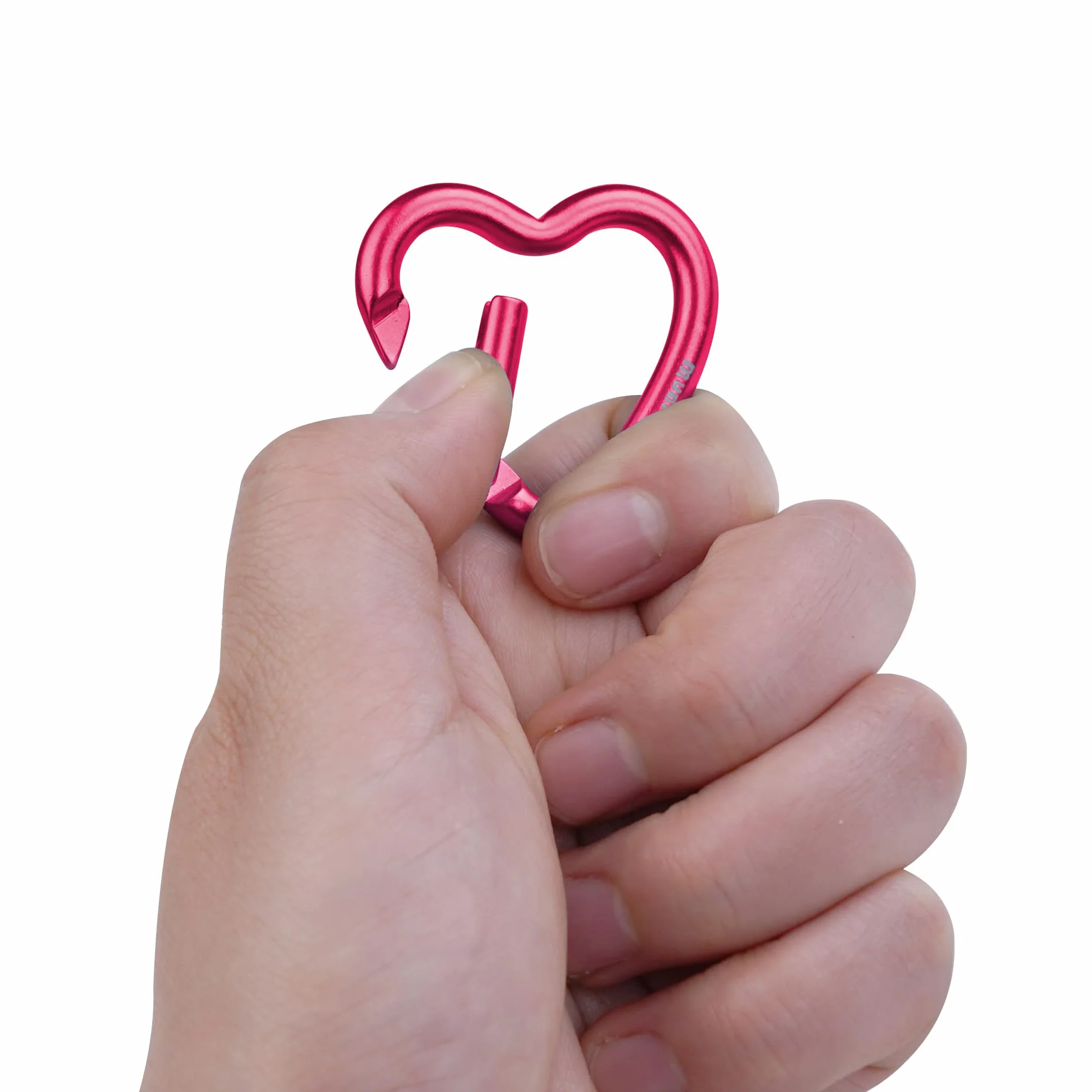 Munkees Mini Carabine Cardiaque Porte-clés