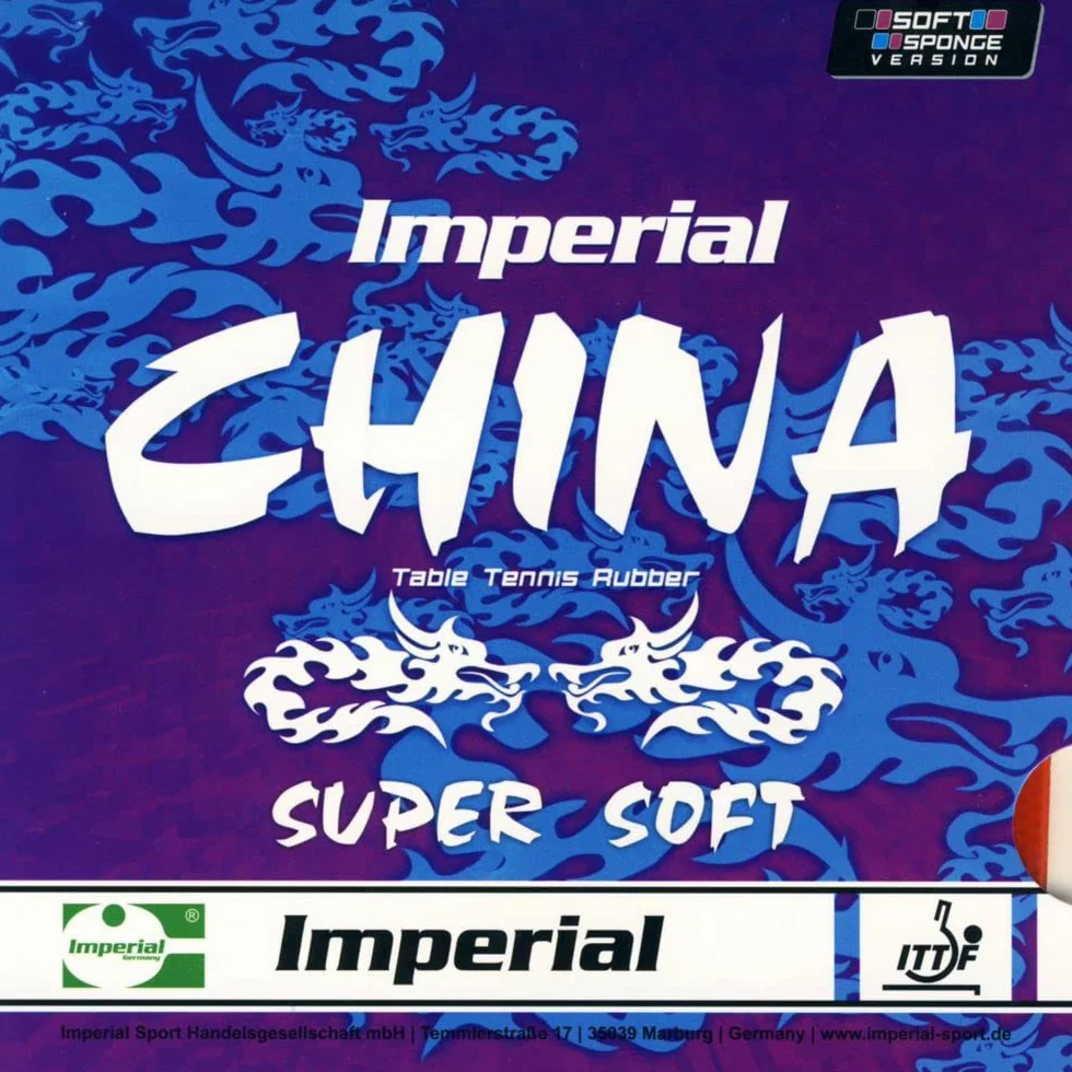 Imperial China Super Soft Revêtement Tennis Table Chinois ITTF