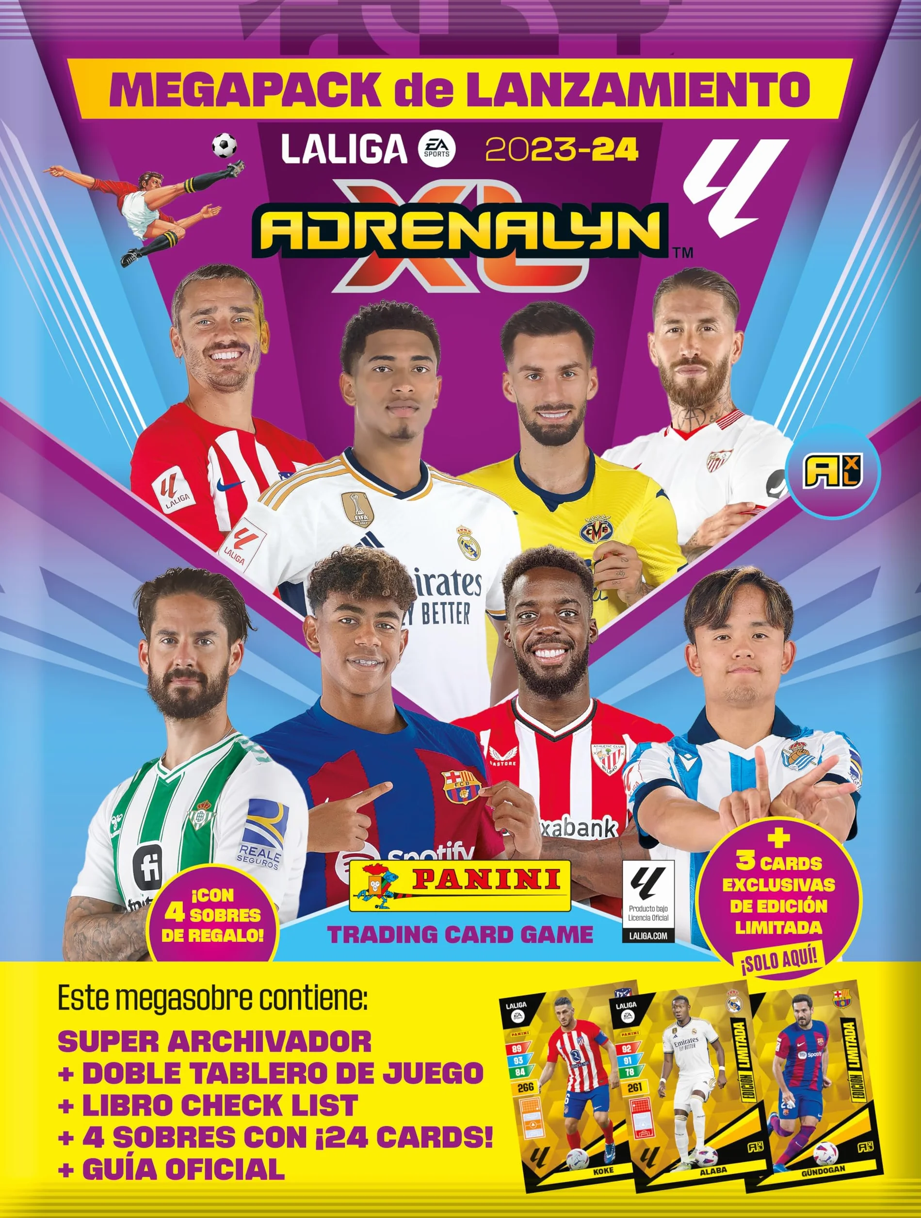 PANINI Adrenalyn 2023/2024 Mégapack Multicolore