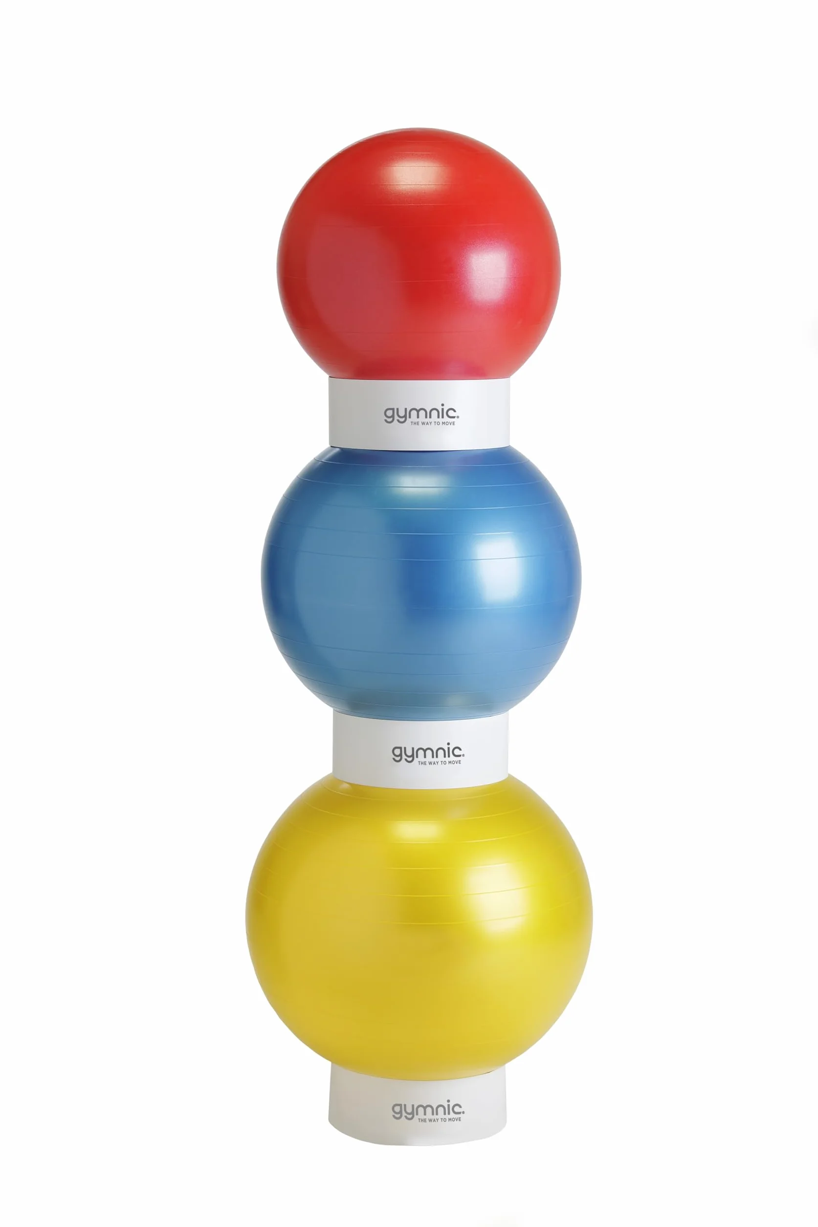 GYMNIC Stacker Anneau Pliable Plastique Rigide pour Ballons Fitness Ø 55-75 cm Support Fitball Gymnastique