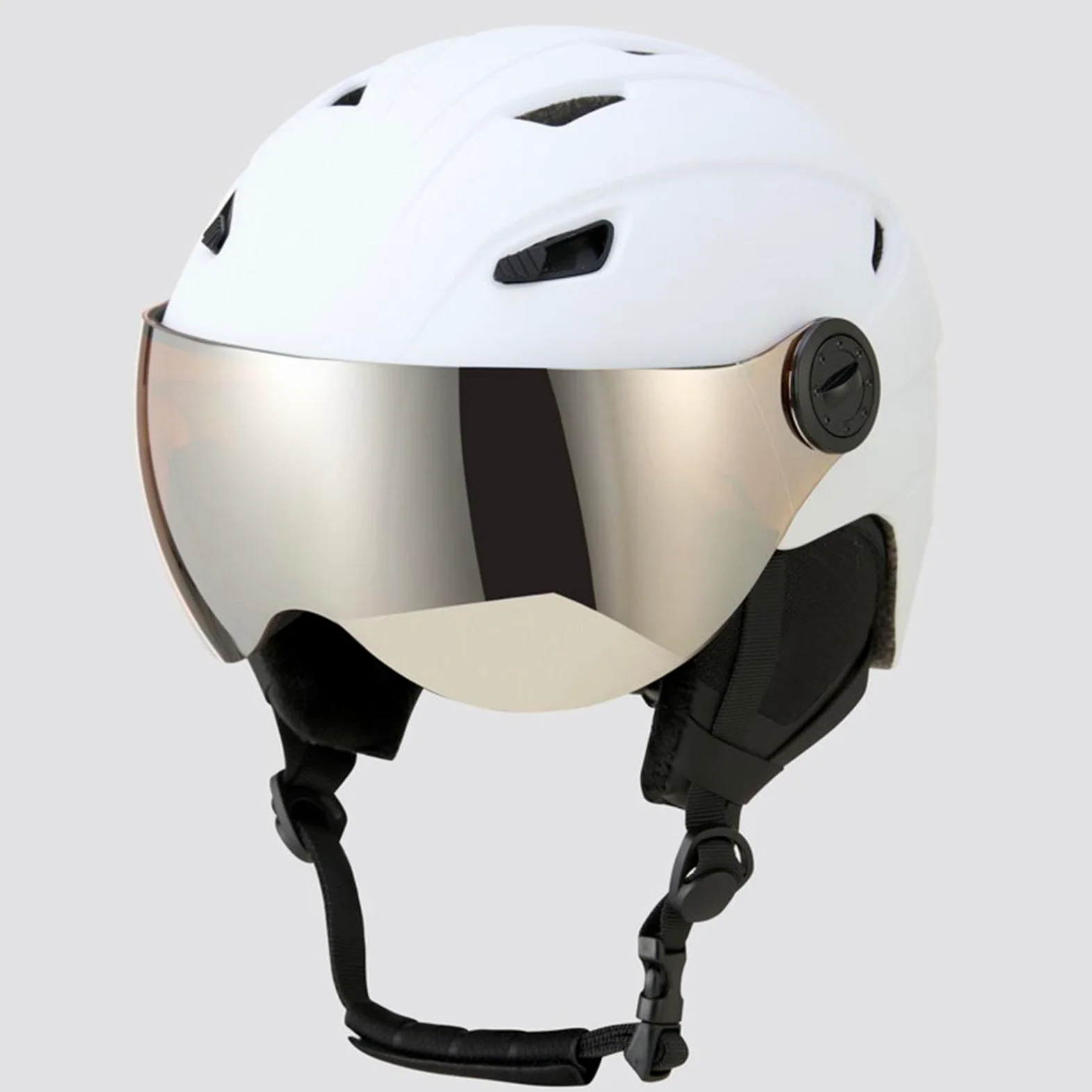 Casque de Ski avec Visière Intégrée pour Homme et Femme pour Le Snowboard
