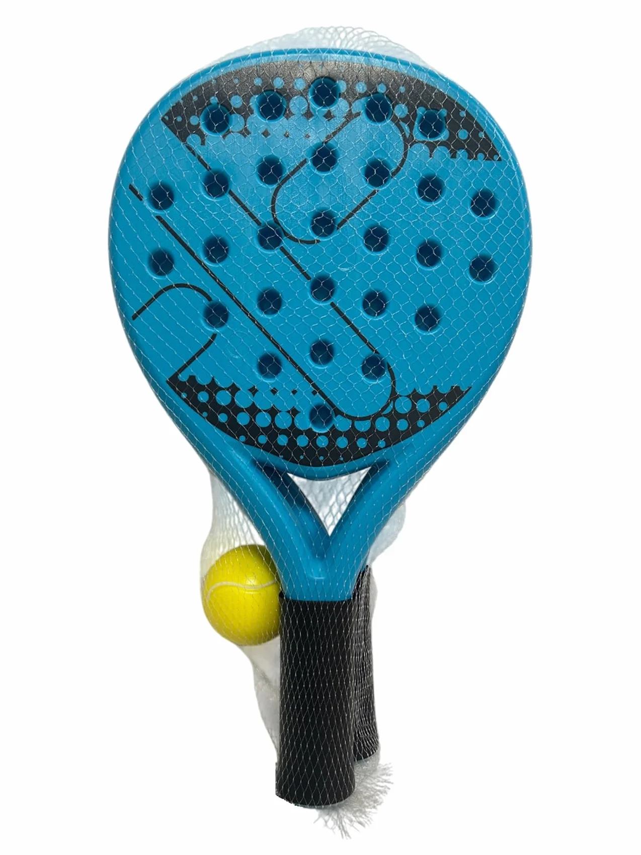 Raquettes de Padel Set 2 raquettes en plastique 41 cm avec balle Plage Beach Tennis