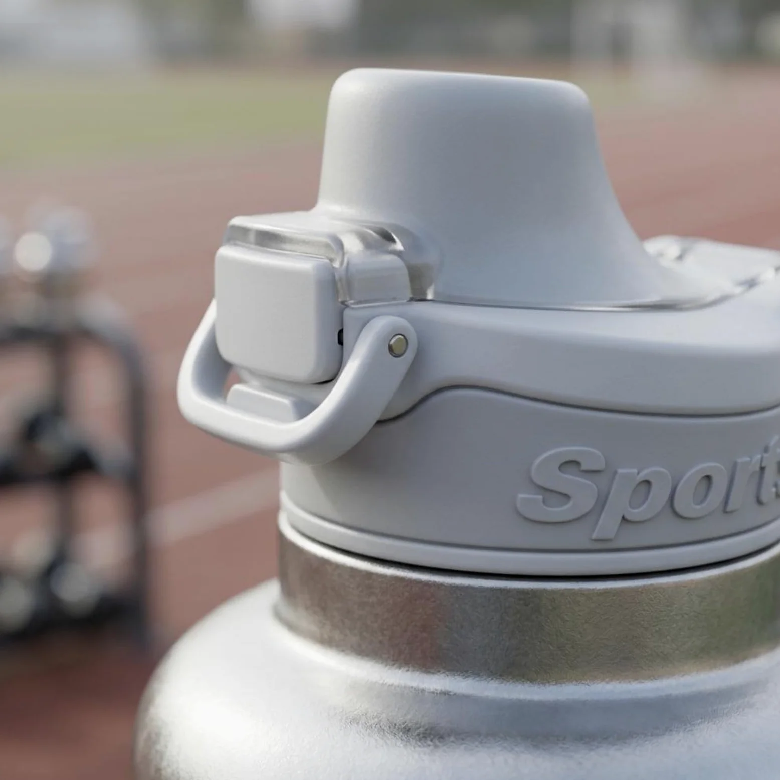 rockible Gourde de Sport En Titane Résistante à Chocs Bouteille D'eau En Titane Réutilisable Bouteille Portable Grande Capacité pour Extérieur, Bleu
