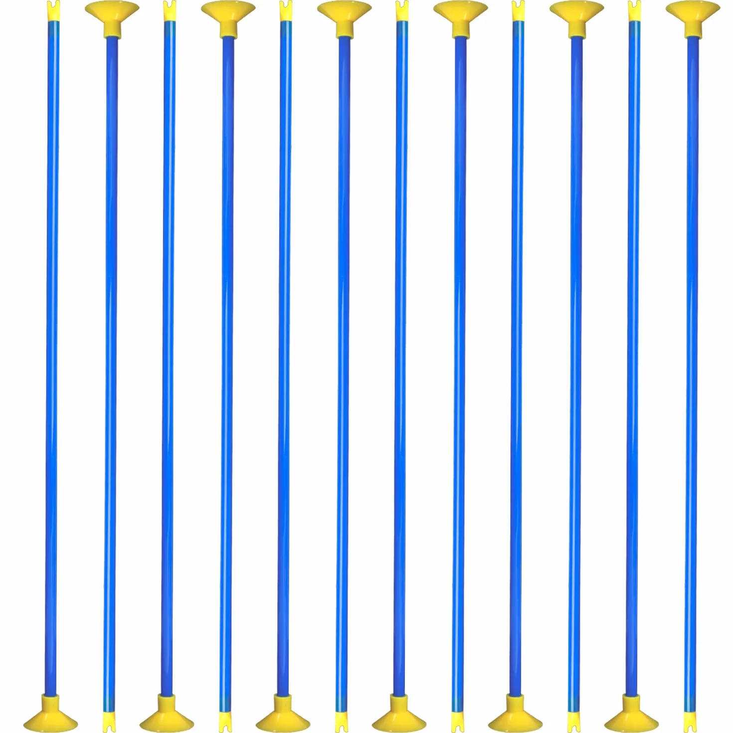 Flèches à Ventouse de Rechange pour Enfants, 12 Pièces, Flèches d'Entraînement Sécuritaires pour Tir à l'Arc (Bleu)
