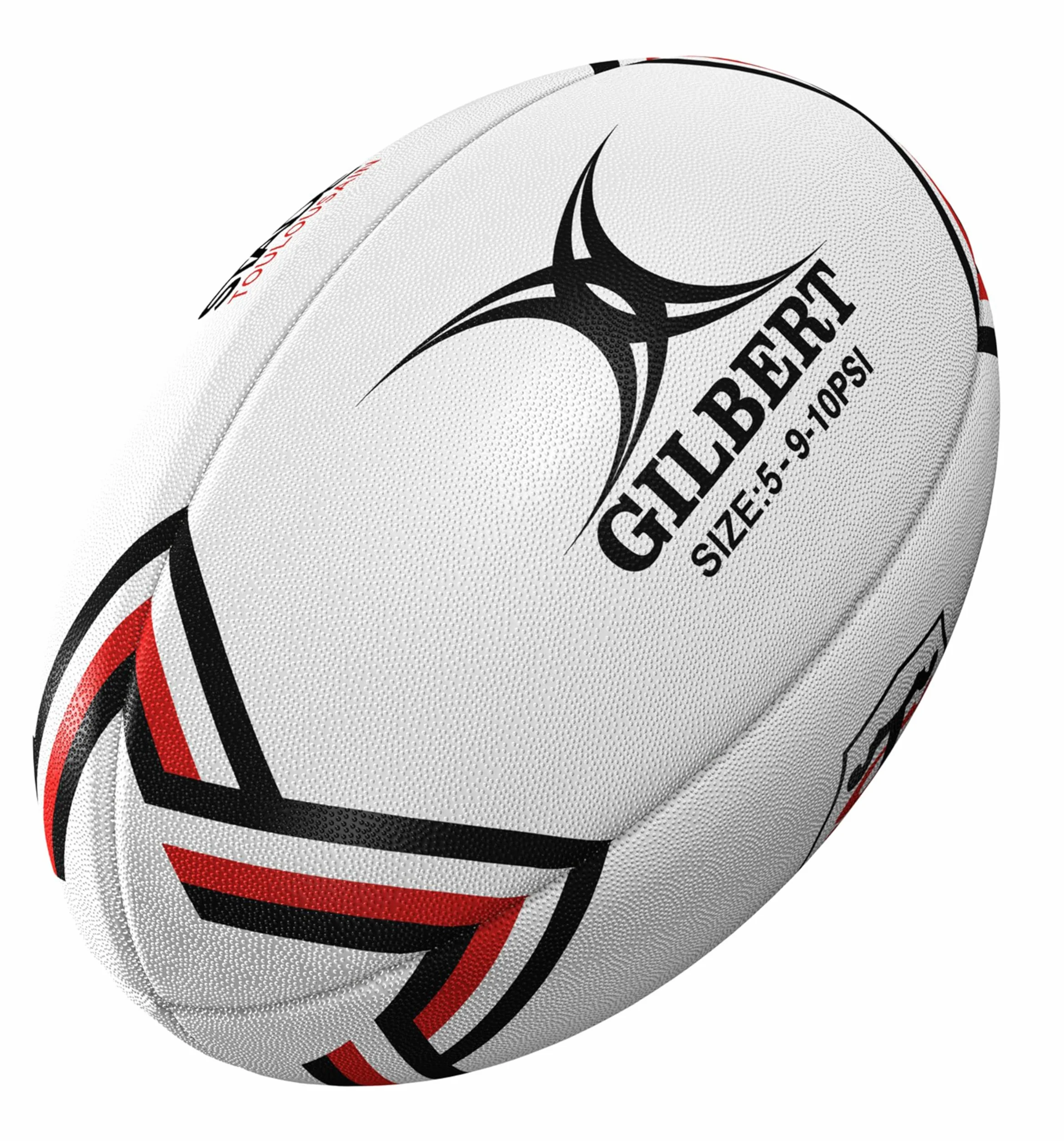 Gilbert STADE TOULOUSAIN Ballon de Rugby Toulouse Taille 5 Collection Officielle