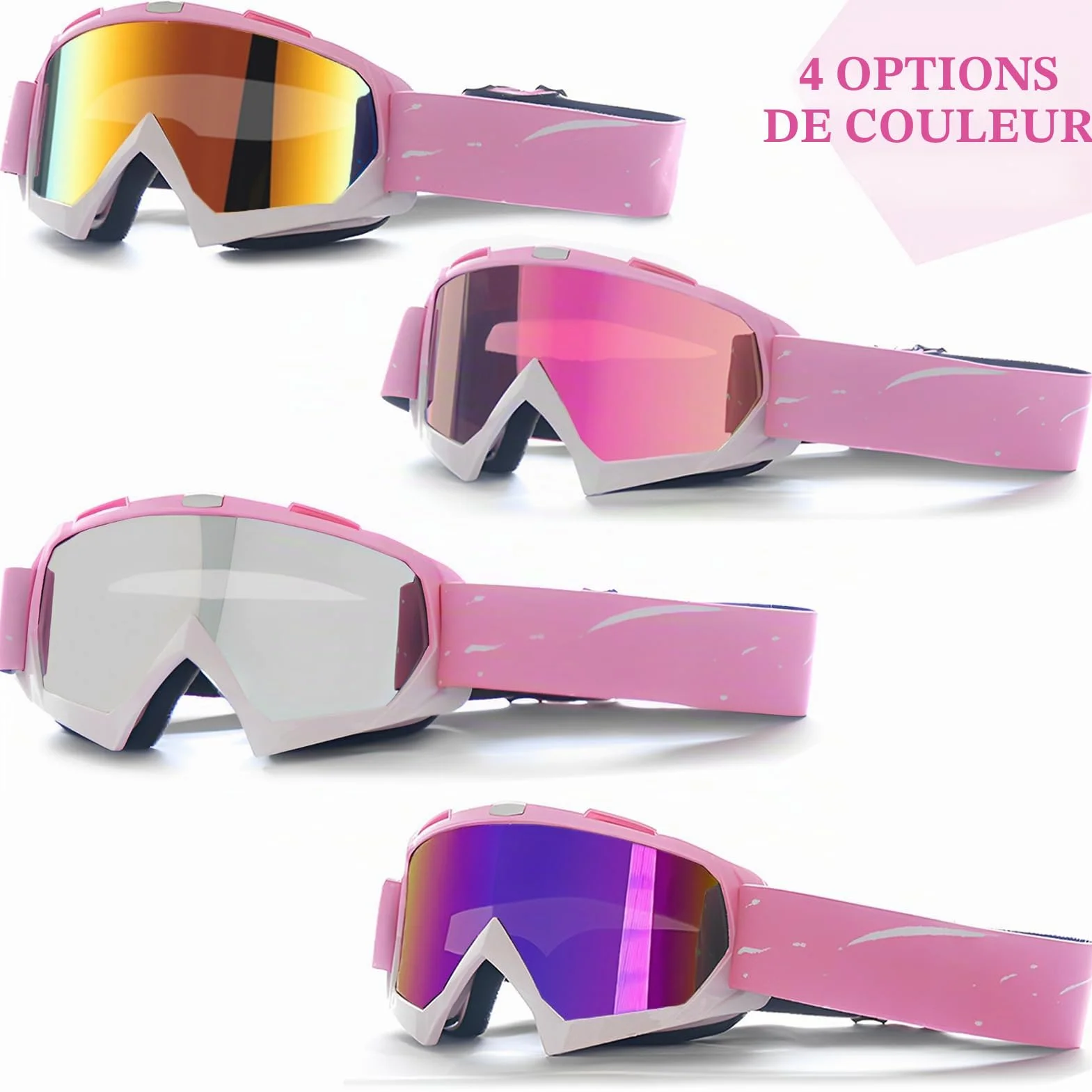 Lunettes de ski OTG pour porteurs de lunettes