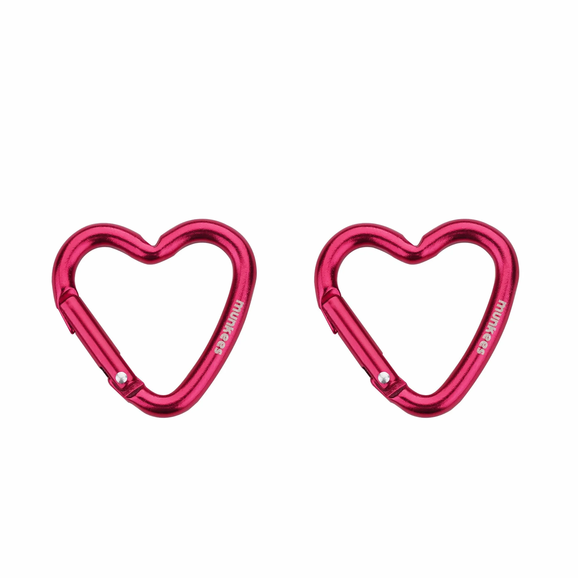 Munkees Mini Carabine Cardiaque Porte-clés