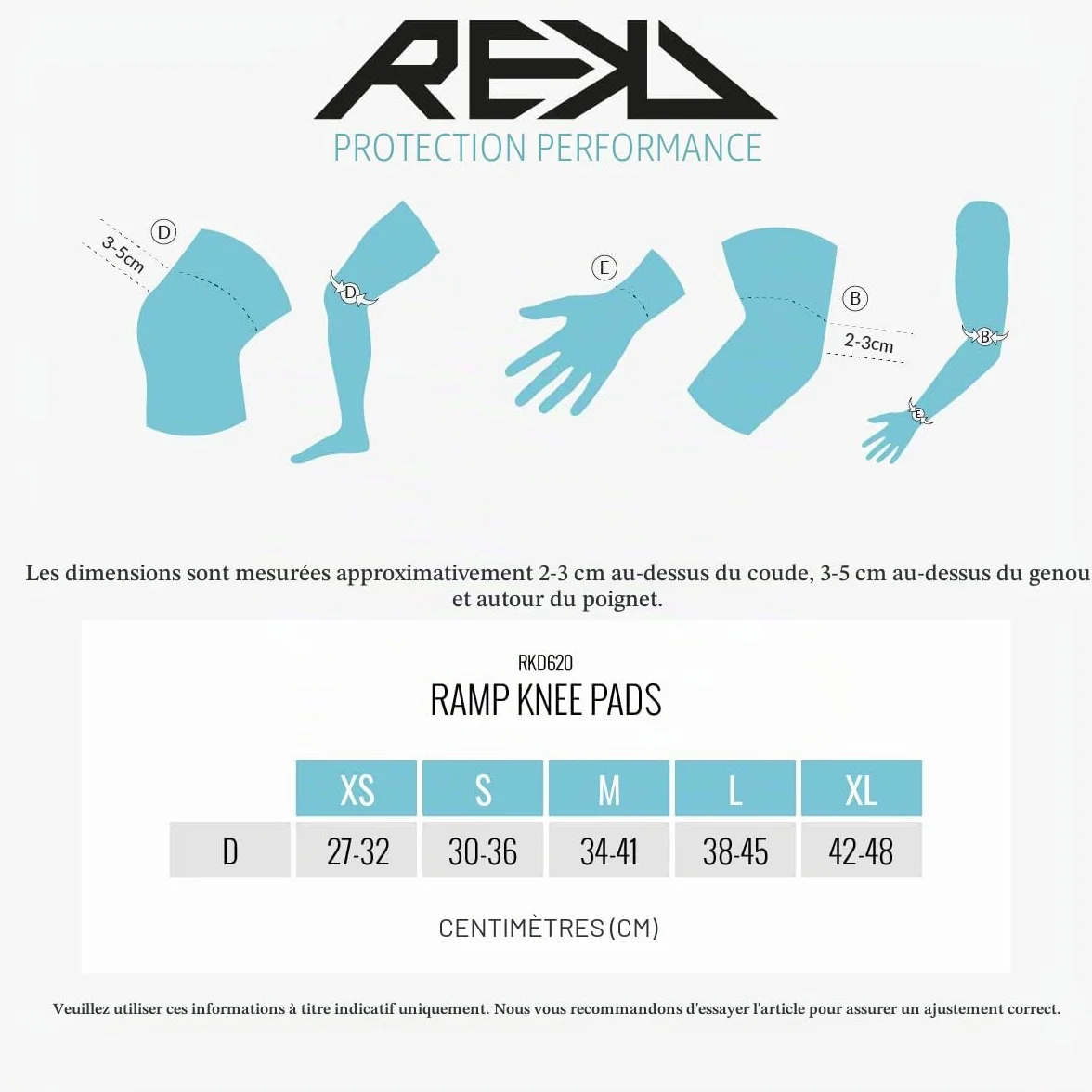 Rekd Rkd620 Genouillère Mixte Adulte