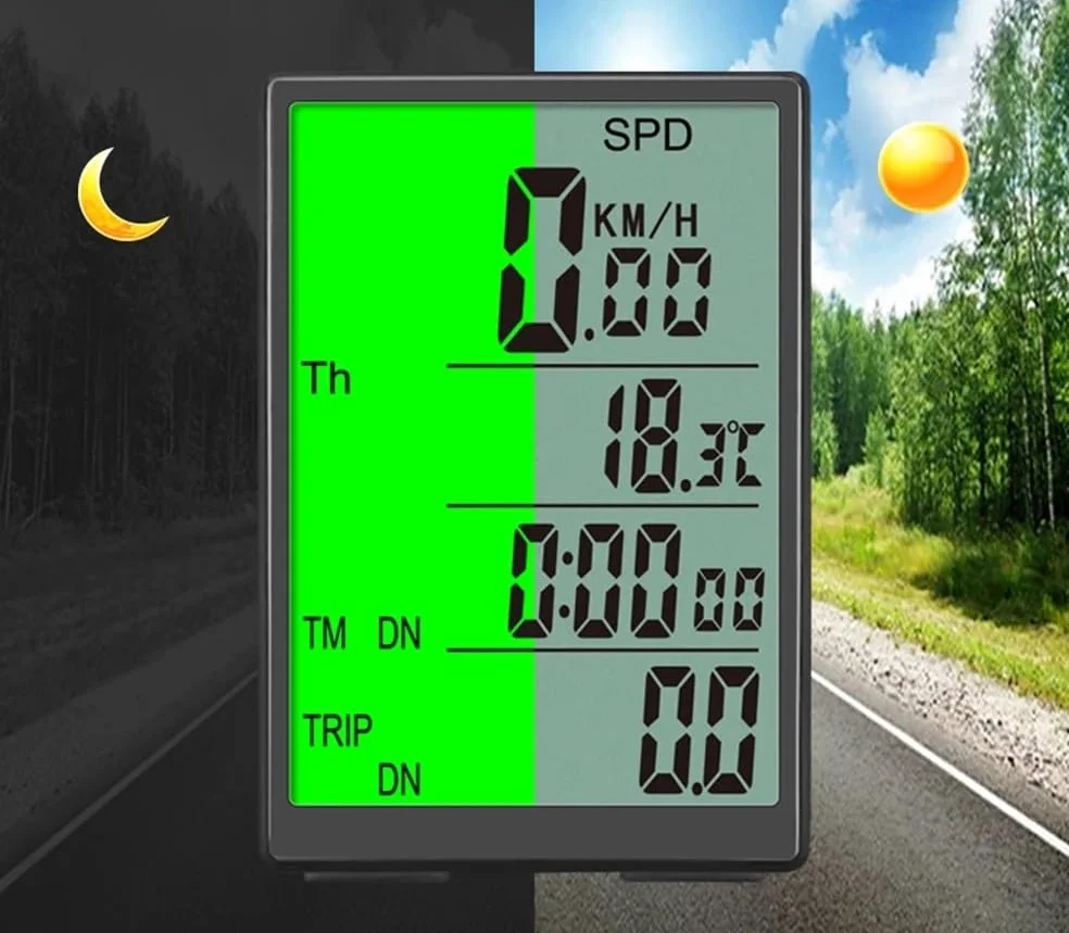Ordinateur de vélo sans fil étanche résistant aux chutes Compteur de vitesse