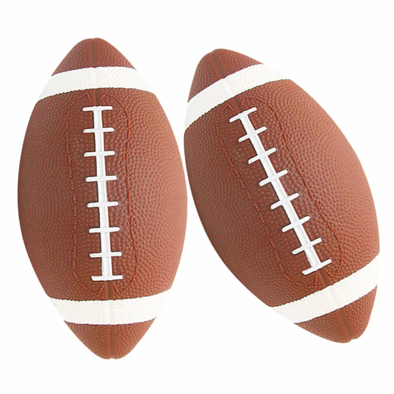 Toddmomy 2 pièces Ballon de Rugby Gonflable Junior Entraînement pour Garçon Fille