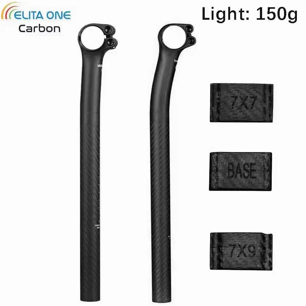 Selle de vélo pour Elita ONEtige de Selle de vélo recul en Carbone 5/20mm Tige de Selle VTT