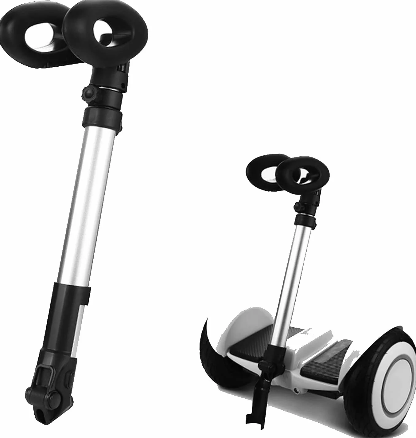 FEC Guidon Trotinette Electrique Complete Set of Handrails De Guidon RéGlable Barre Jambe De Force De Commande De PoignéE De SéCurité pour Scooter éLectrique Segway Ninebot Minipro Minilite Self