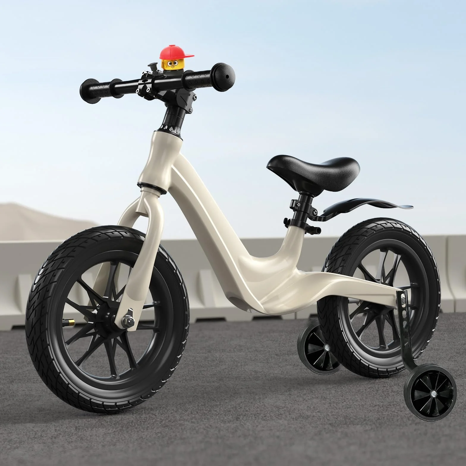 Stabilisateur Velo Roues d'Entraînement Réglables Universelles pour Vélos 12-20 Pouces