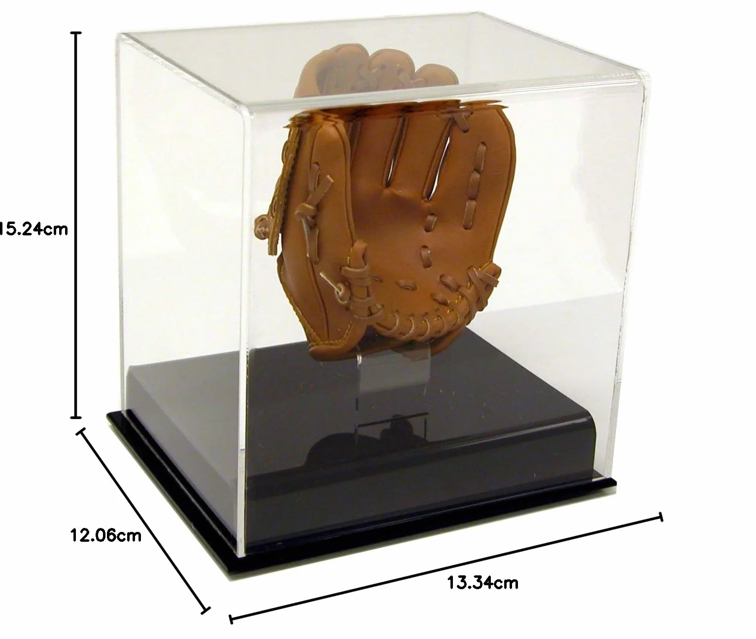 Mini présentoir en acrylique pour gants de baseball