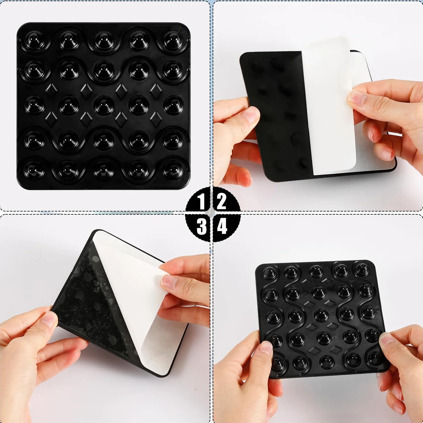 PEUTIER Snowboard Stomp Pads Antidérapant Tapis Autocollant Spike Extra Grip pour Ski Neige