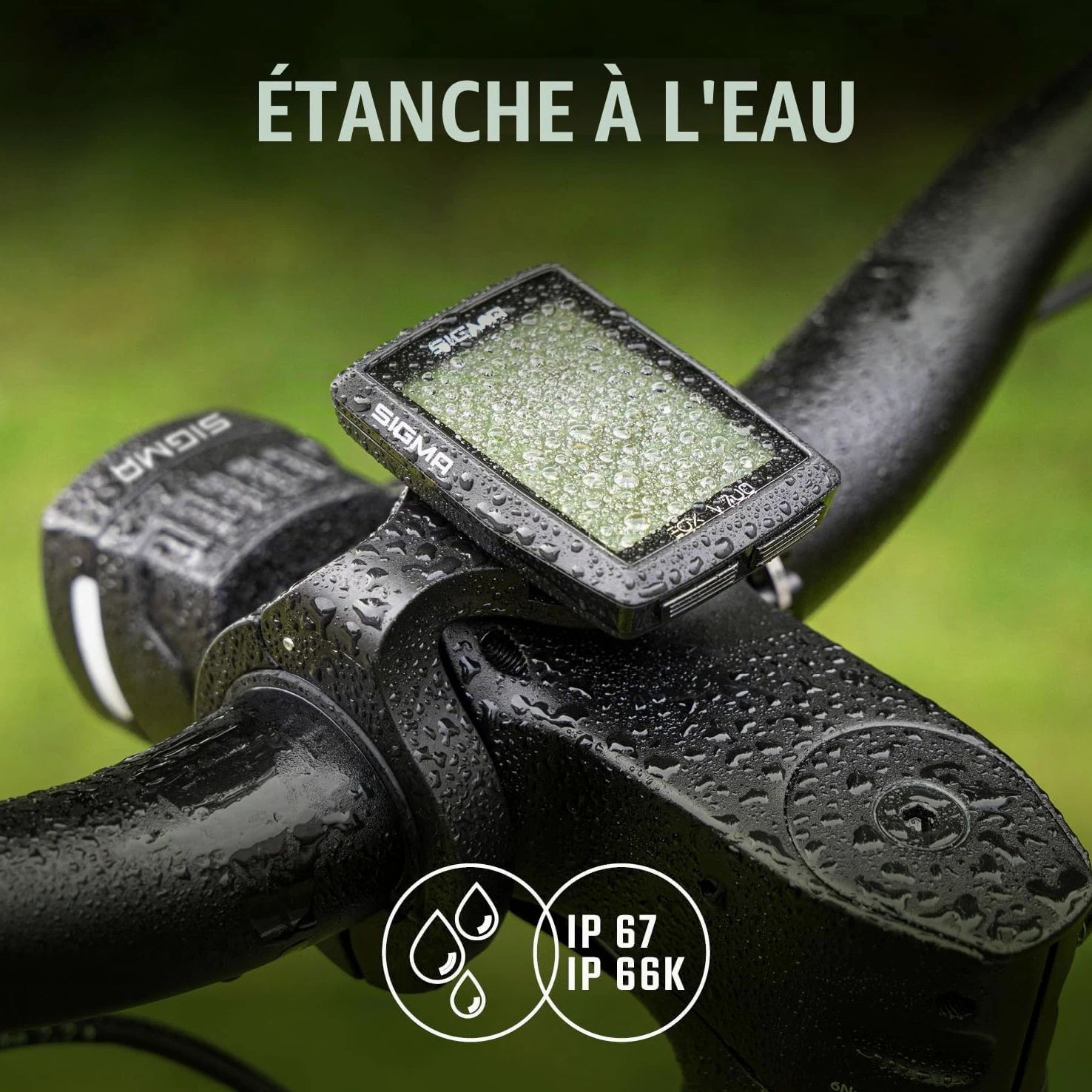 SIGMA EOX View 700 | pour vélo électrique avec Over CLAMP Butler Inclus | Compteur de vélo étanche pour vélo électrique | Compatible avec l'application gratuite EOX