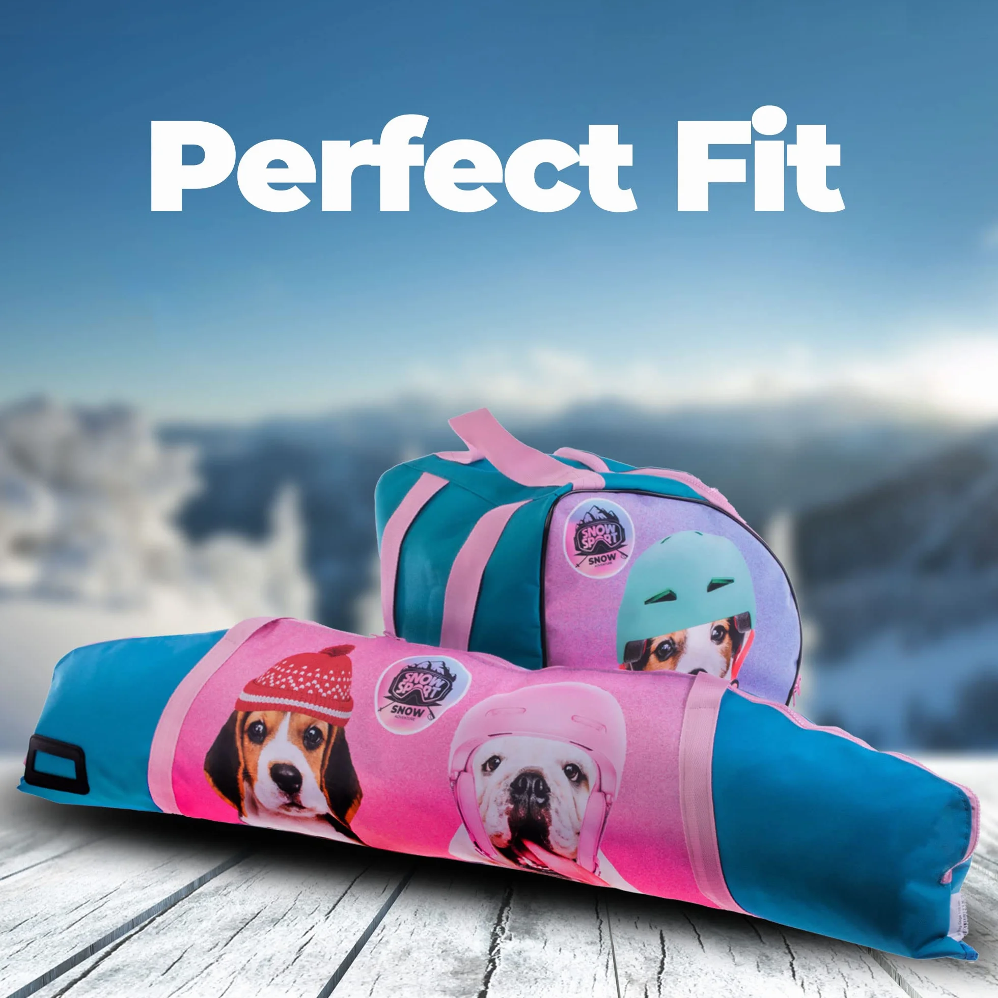 Sac de ski 6 en 1 pour enfants snowsport ski chiens snowcraft